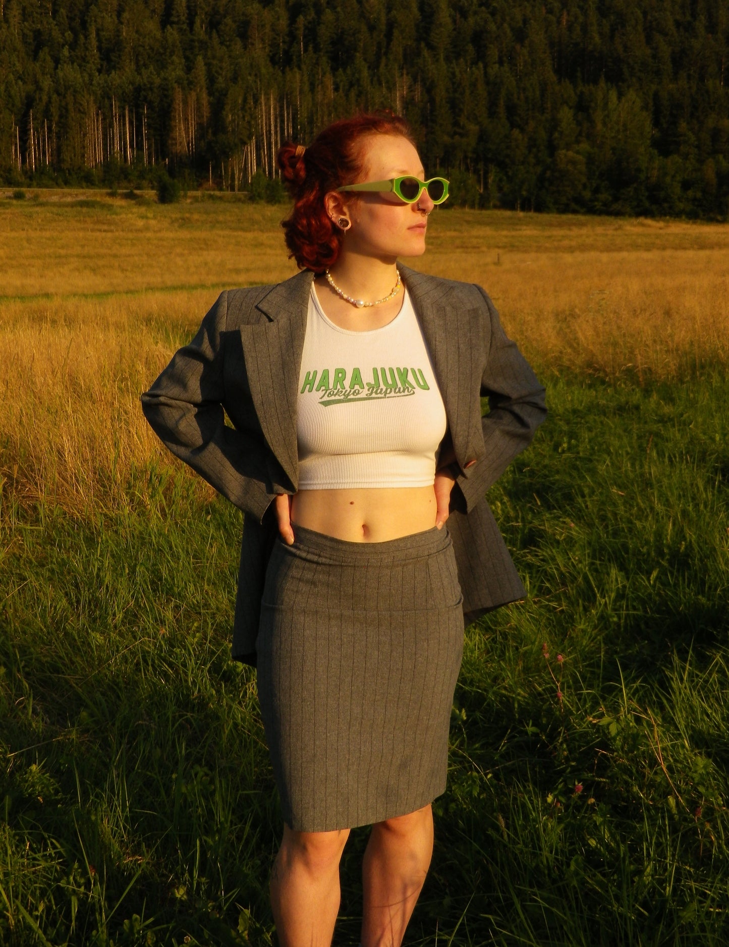 Ensemble jupe & veste blazer Victoria Cruse Paris T.40