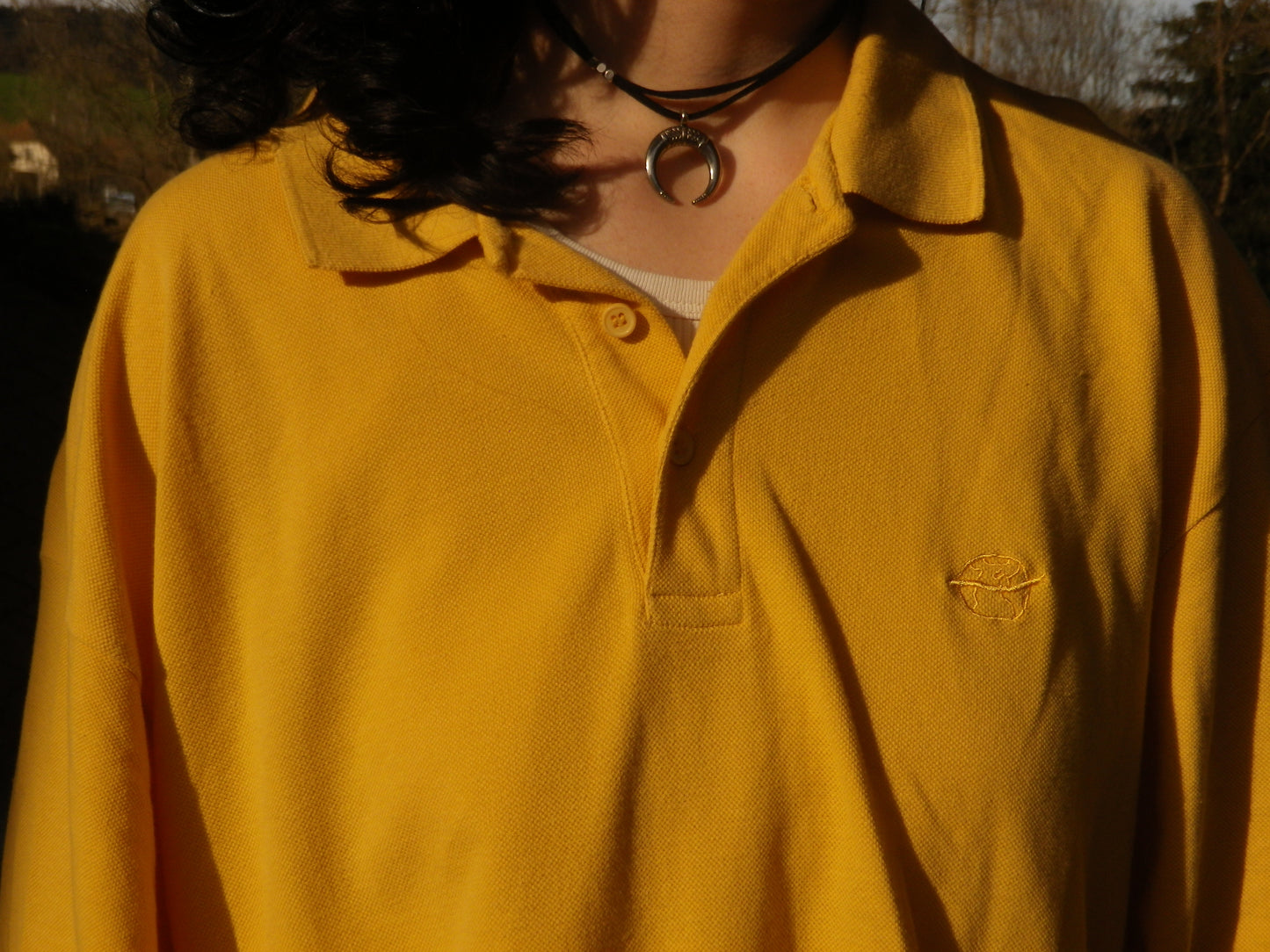 Polo jaune à manches longues Deep Valley T.XXL
