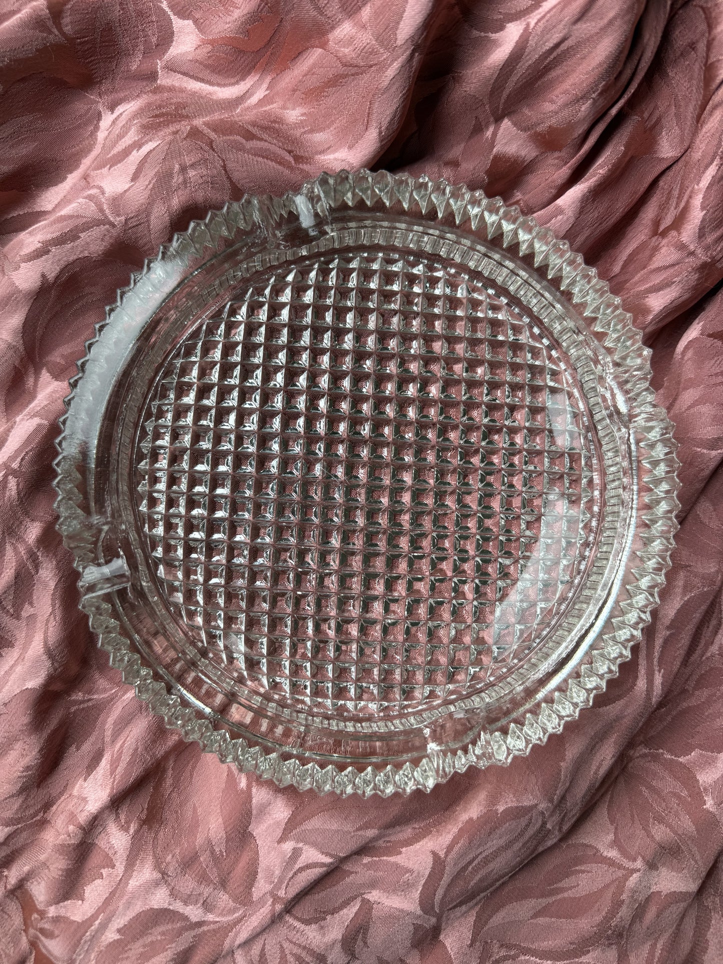 Grand cendrier en verre