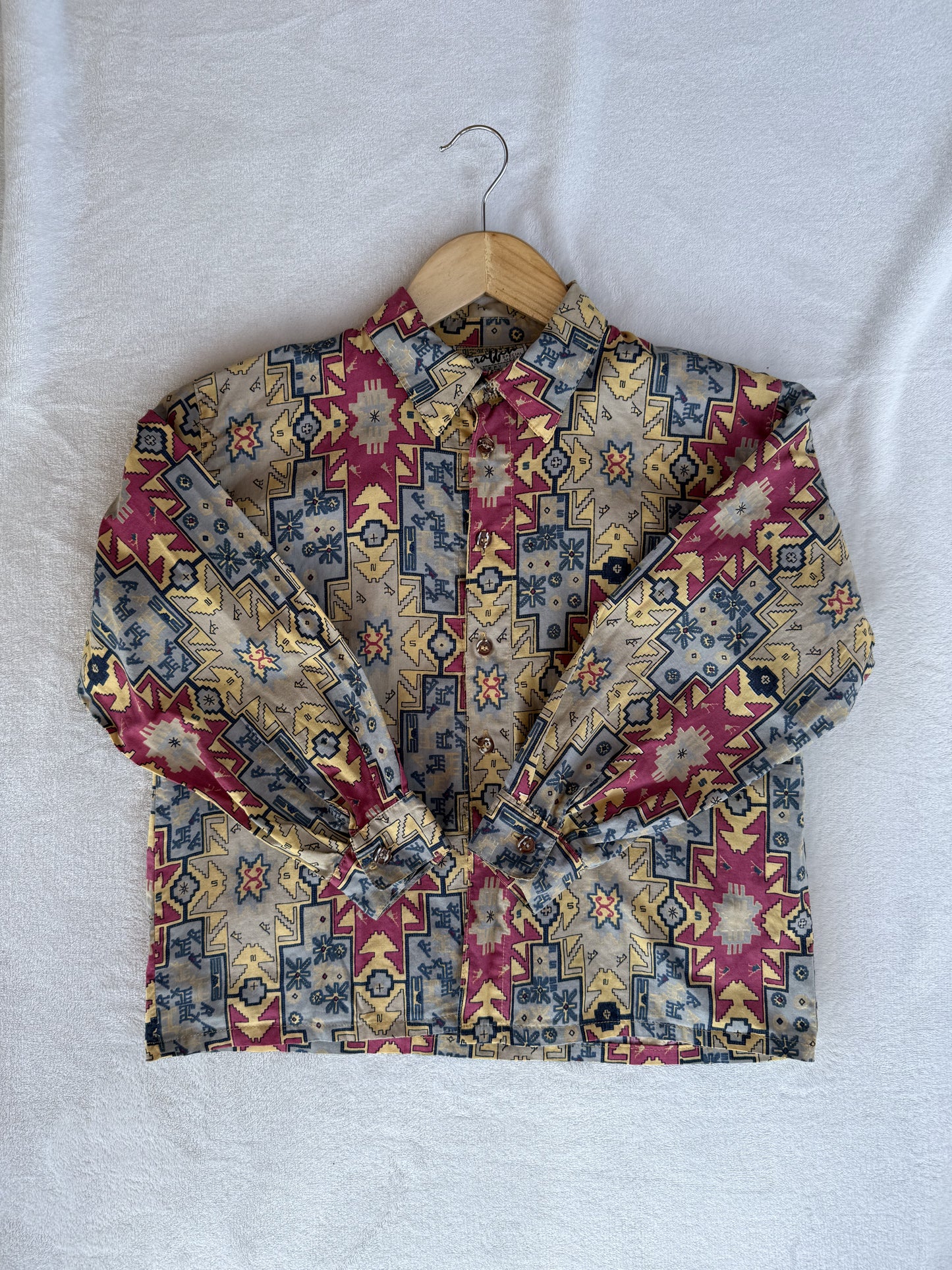Chemise vintage à manches longues KID'S Graffiti T.10 ans