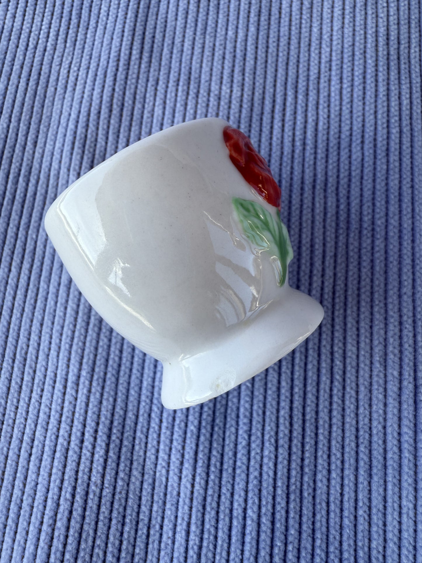 Trois petits coquetiers Afibel en céramique