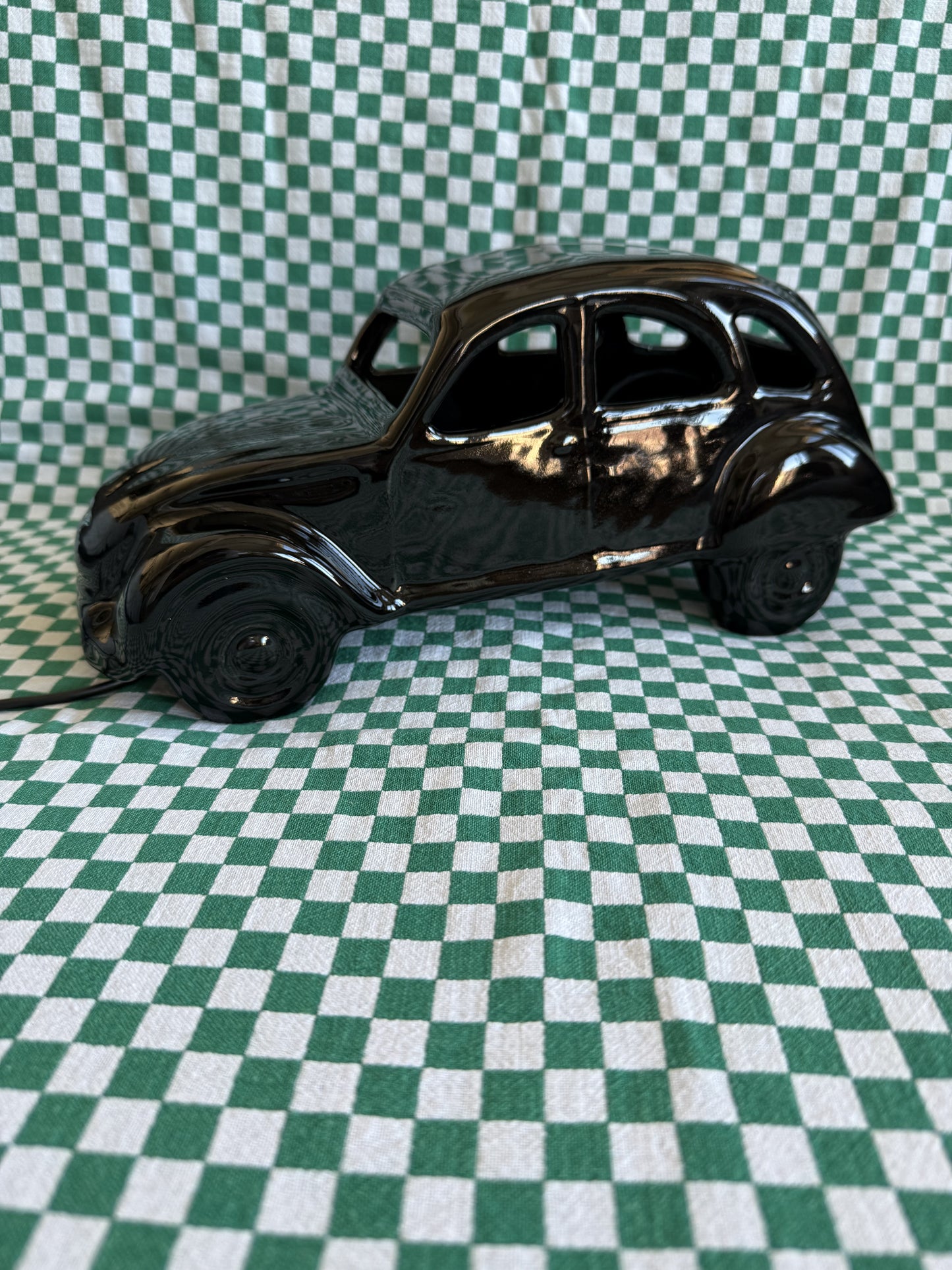 Lampe voiture noire en céramique Steinebach Leuchten