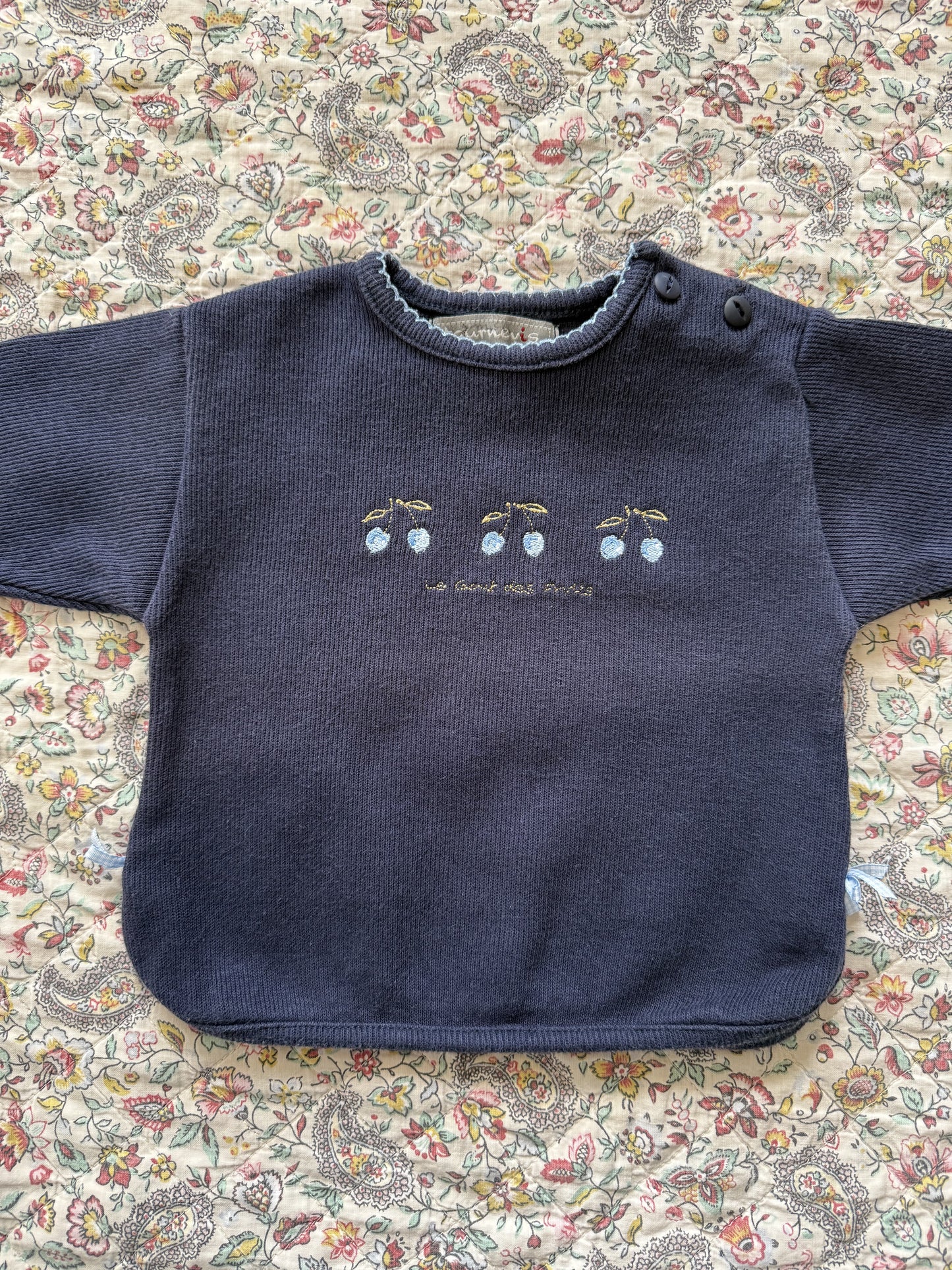 Pull "Le goût des fruits" Tournevis T.3 mois