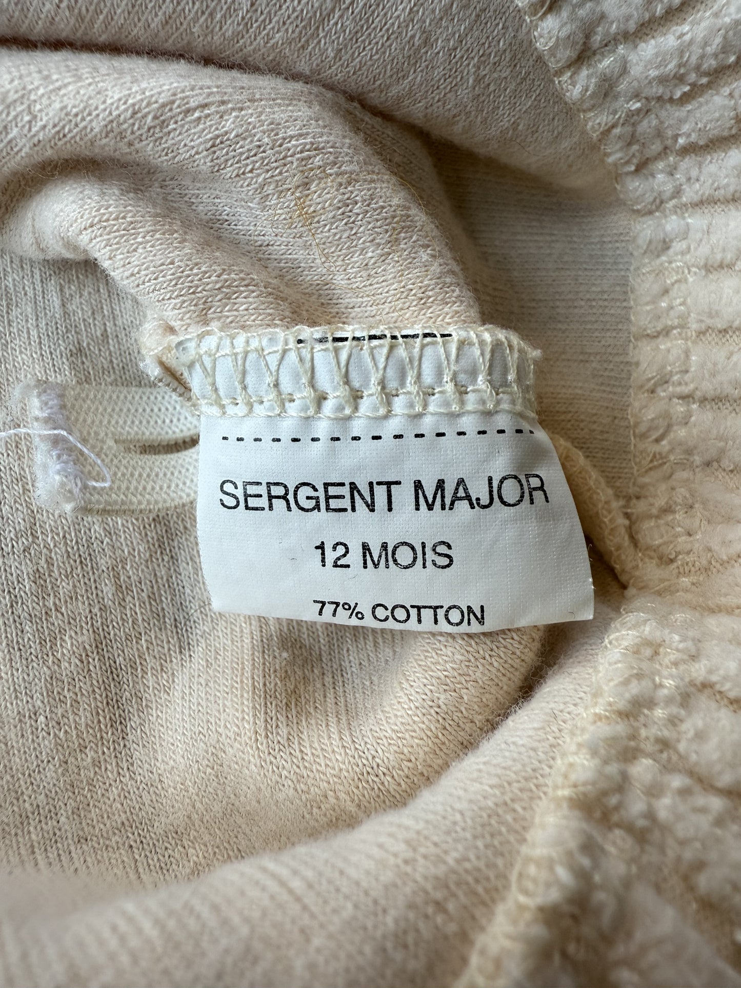 Pull petit faon Sergent Major T.12 mois
