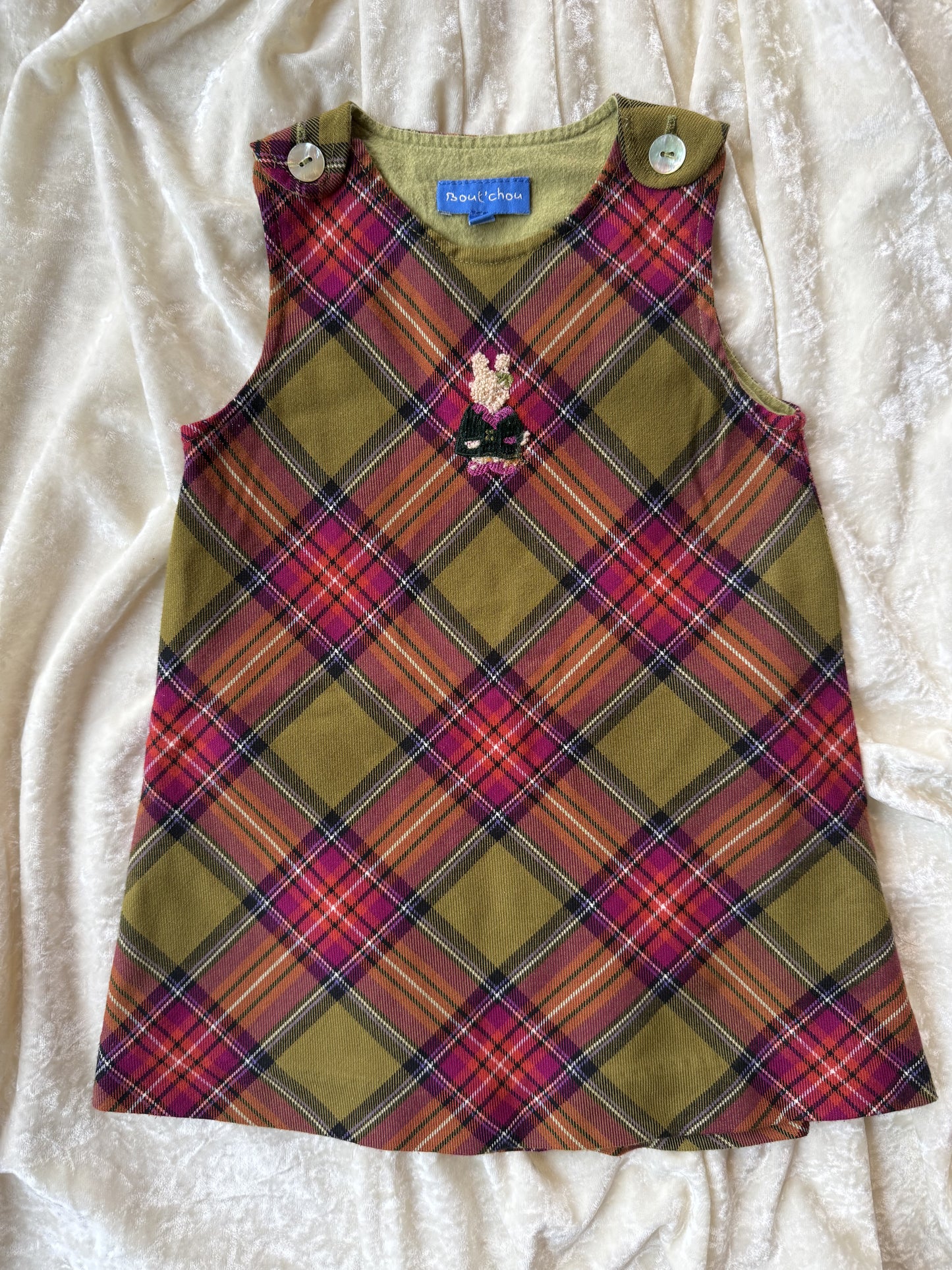 Robe motif tartan Bout'chou T.18 mois