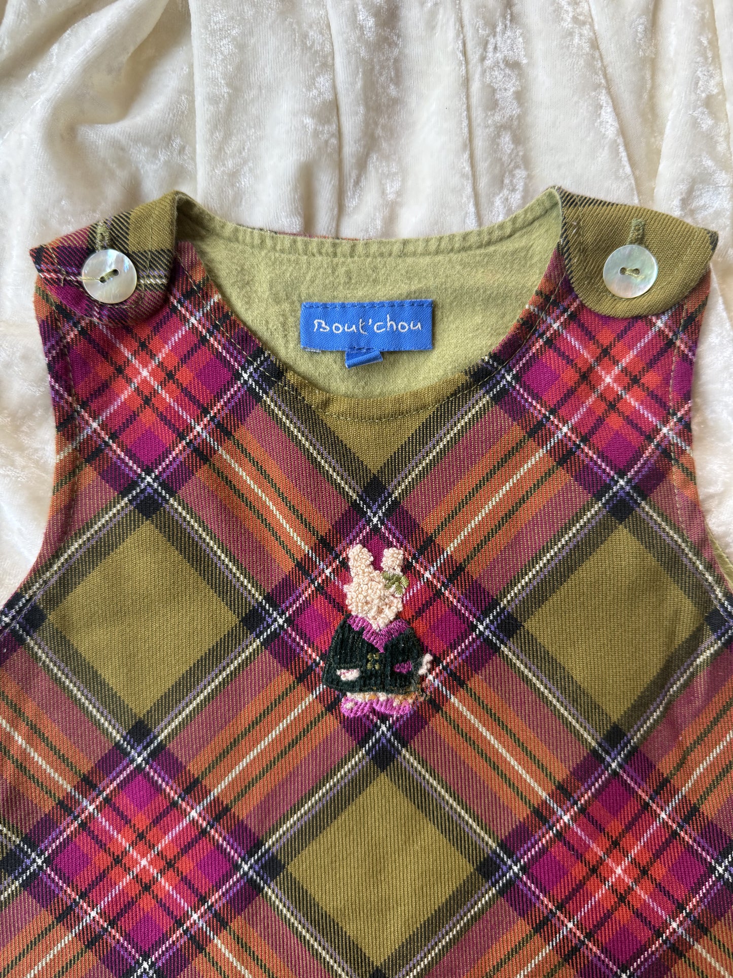 Robe motif tartan Bout'chou T.18 mois