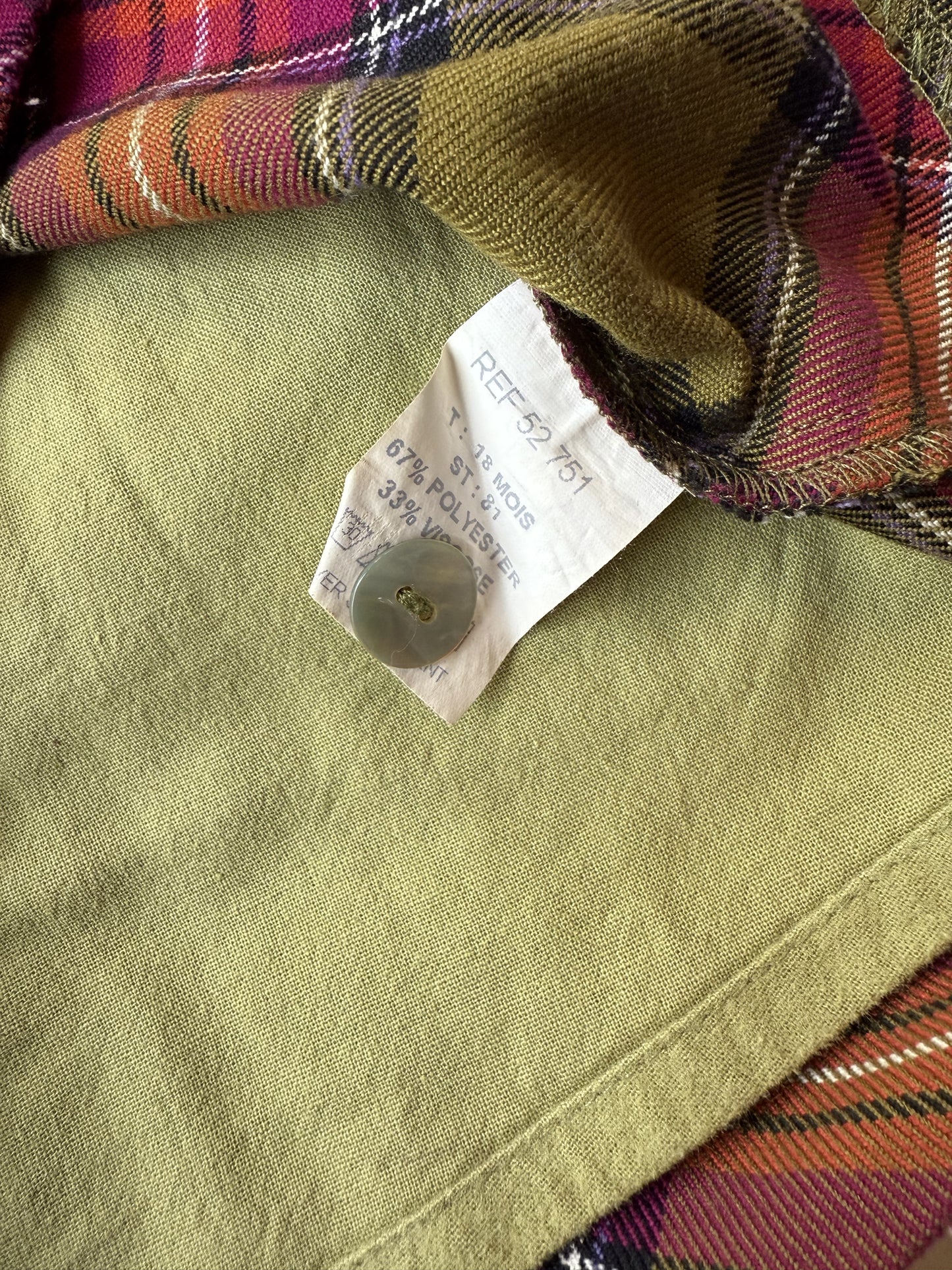 Robe motif tartan Bout'chou T.18 mois