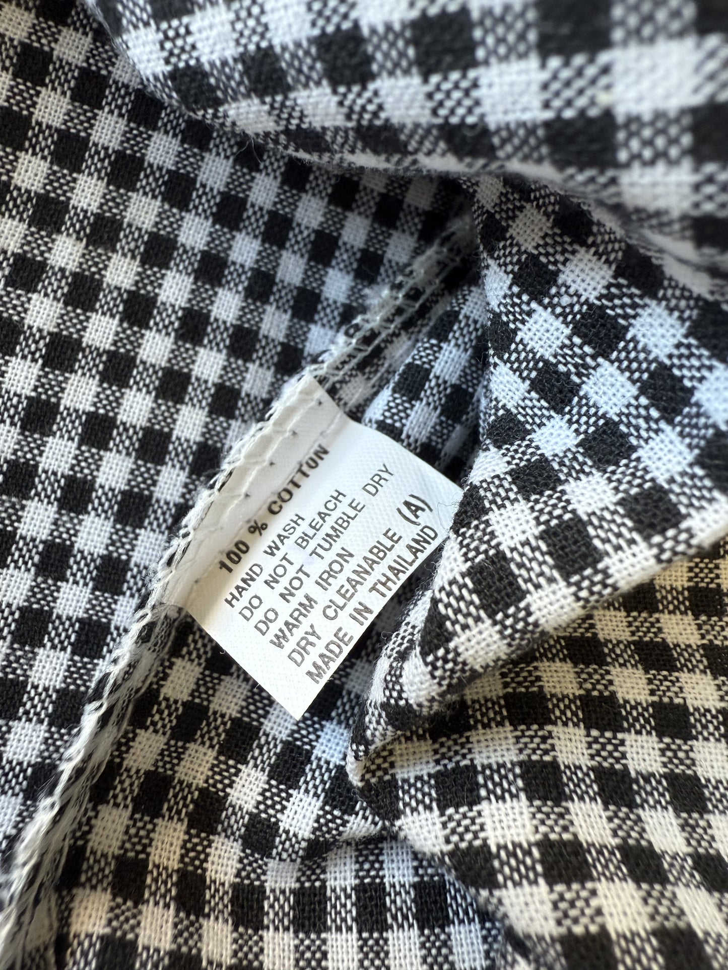 Chemise vichy avec broderies Mischief T.10-12 ans