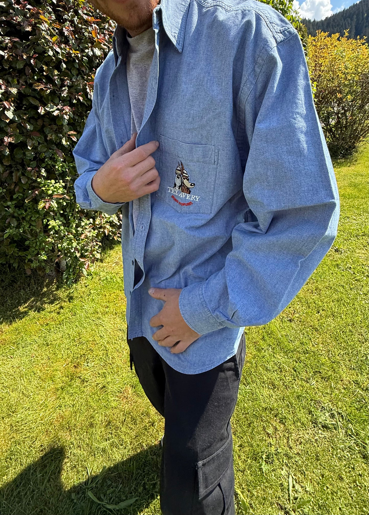 Chemise à manches longues Tex Avery Studio Aventures 1995 T.XL