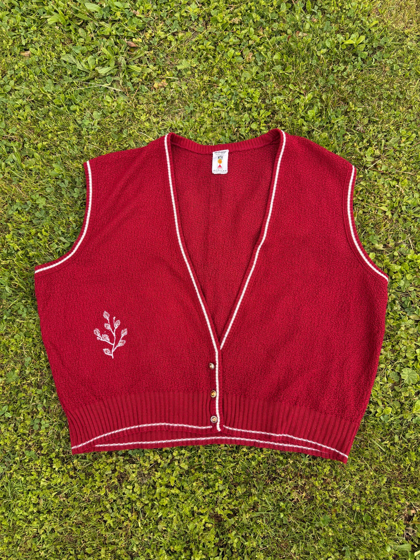 Gilet sans manche brodé Schachenmayr T.M-L-XL