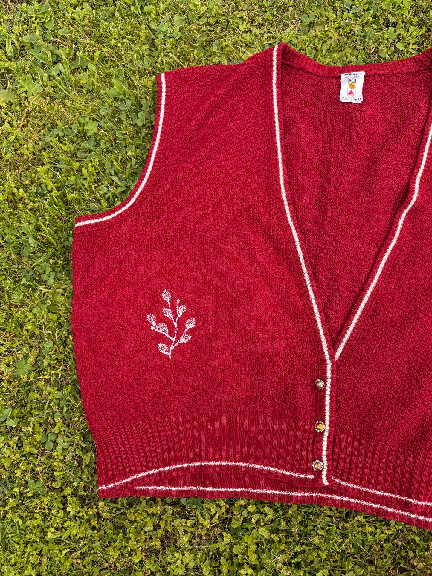 Gilet sans manche brodé Schachenmayr T.M-L-XL
