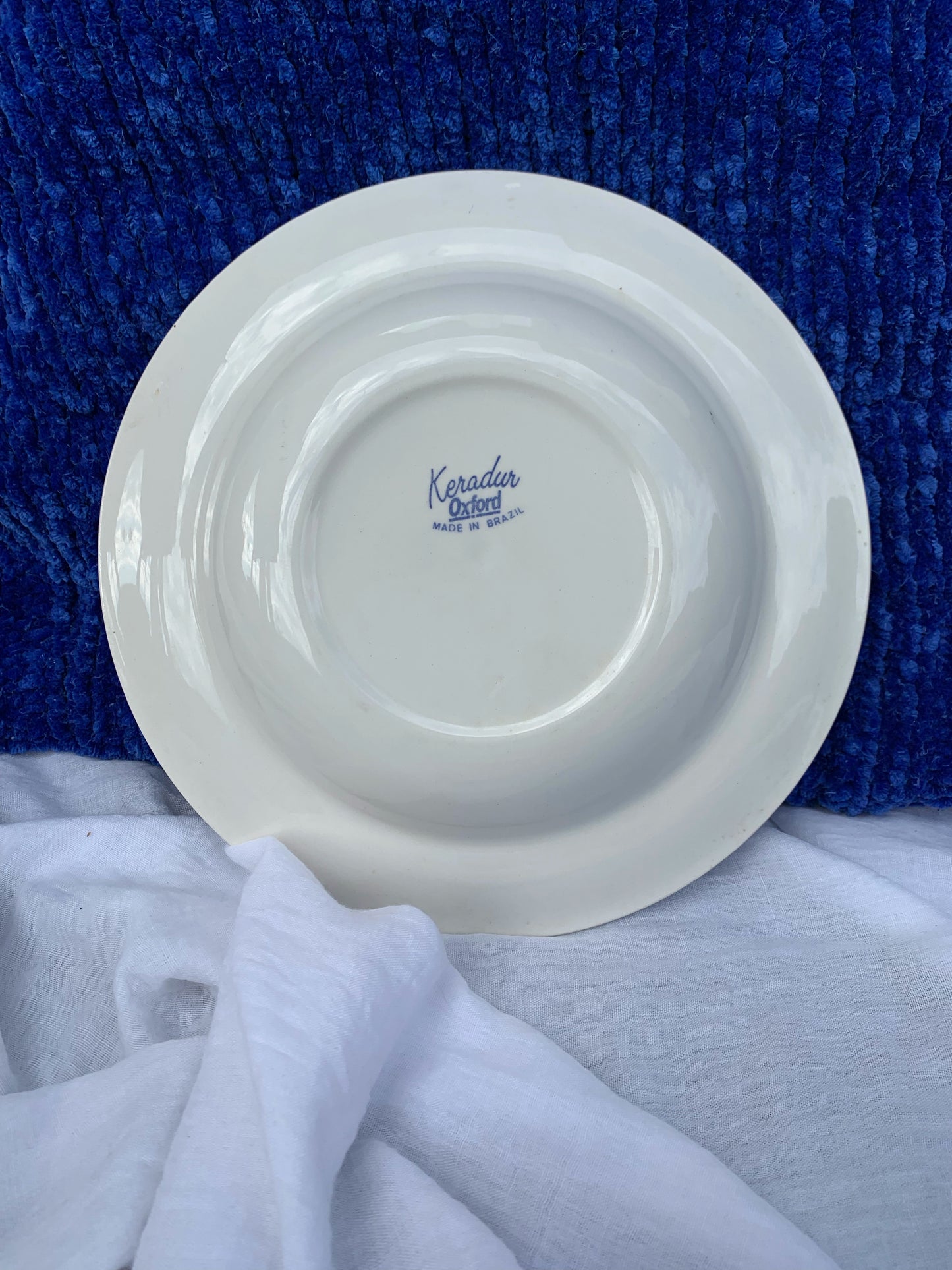 Six assiettes creuses Keradur Oxford
