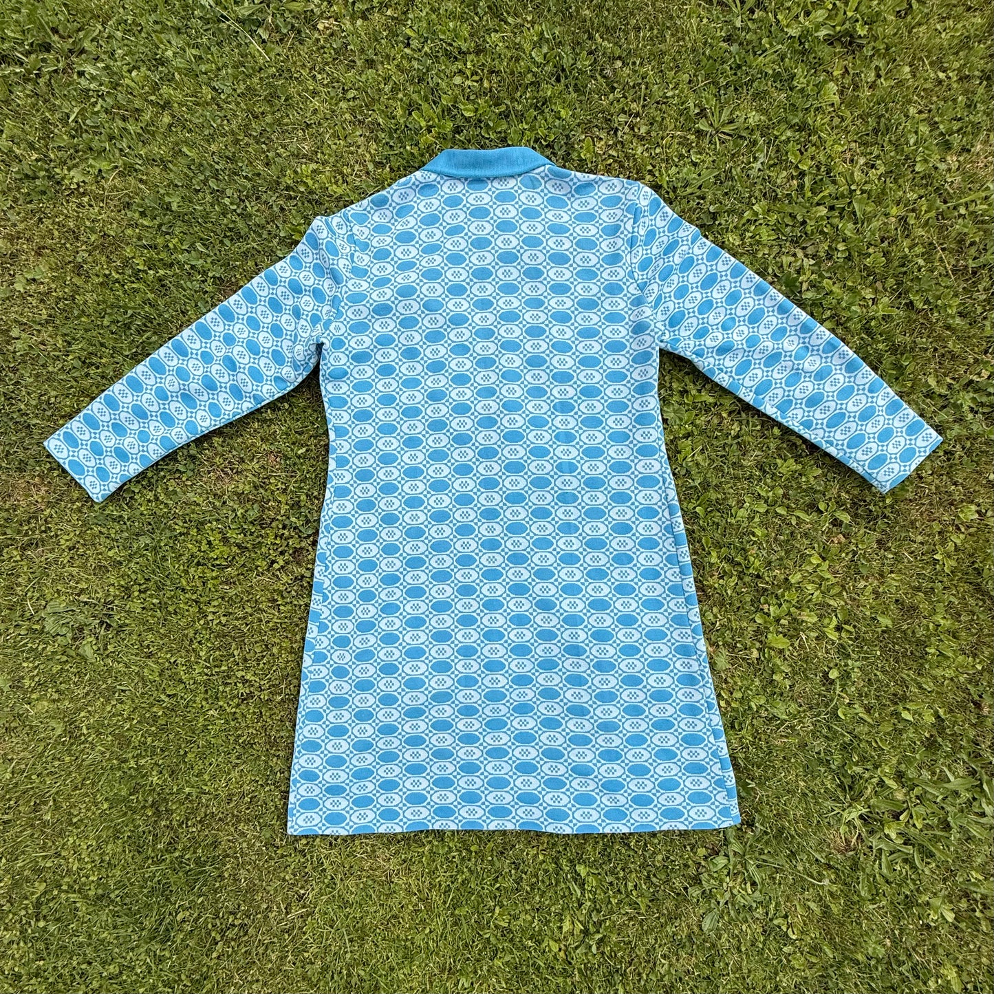 Robe à manches longues vintage Trevira 2000 T.S-M