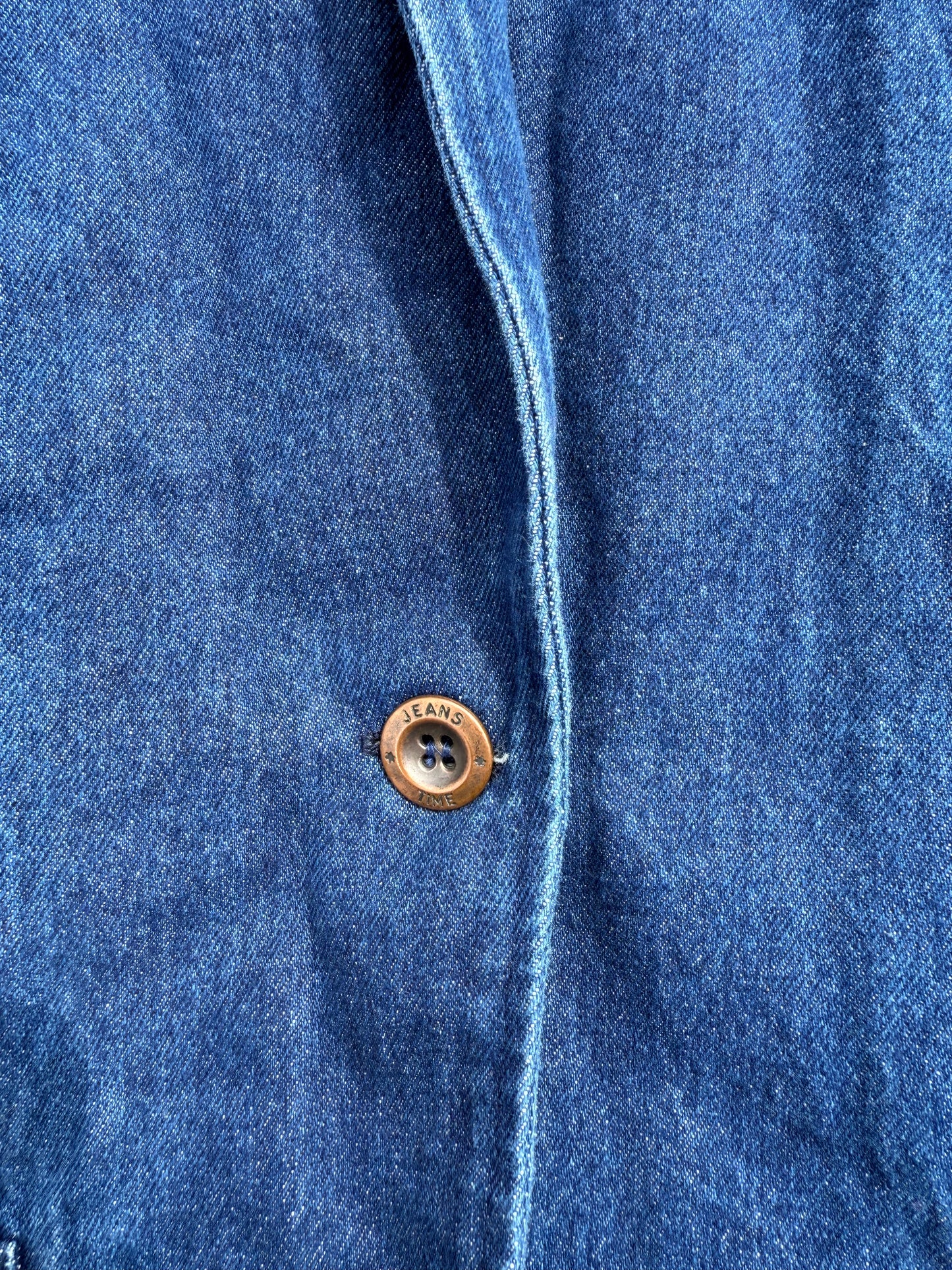 Veste en jeans vintage large avec doublure à motifs di Roberto T.M