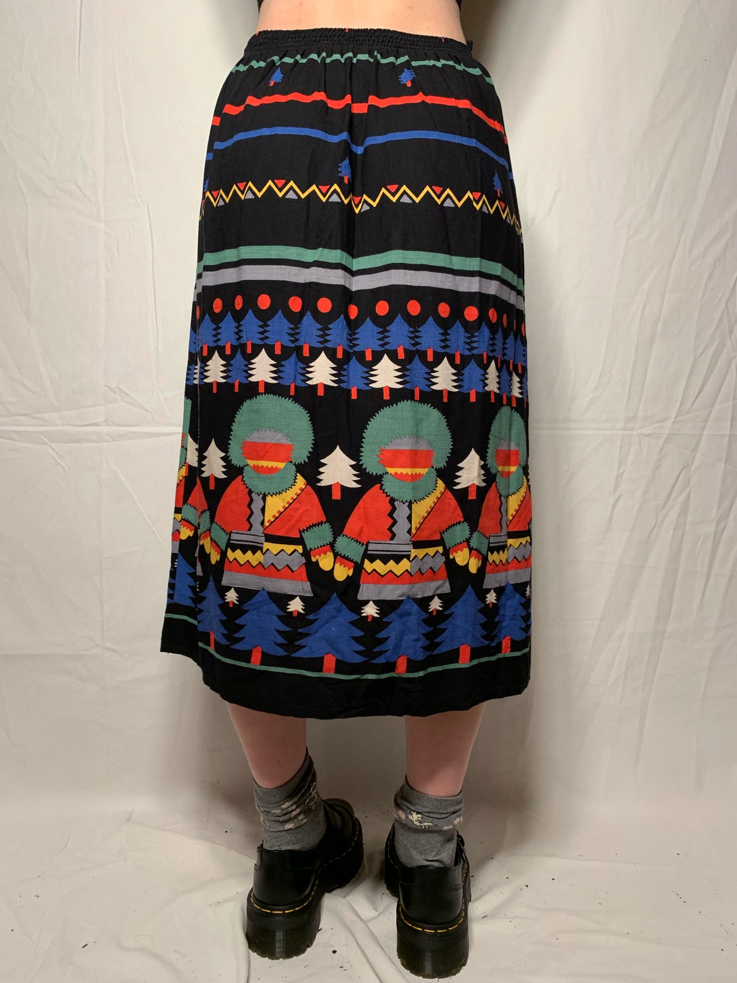 Jupe longue motifs esquimaux T.XS / S