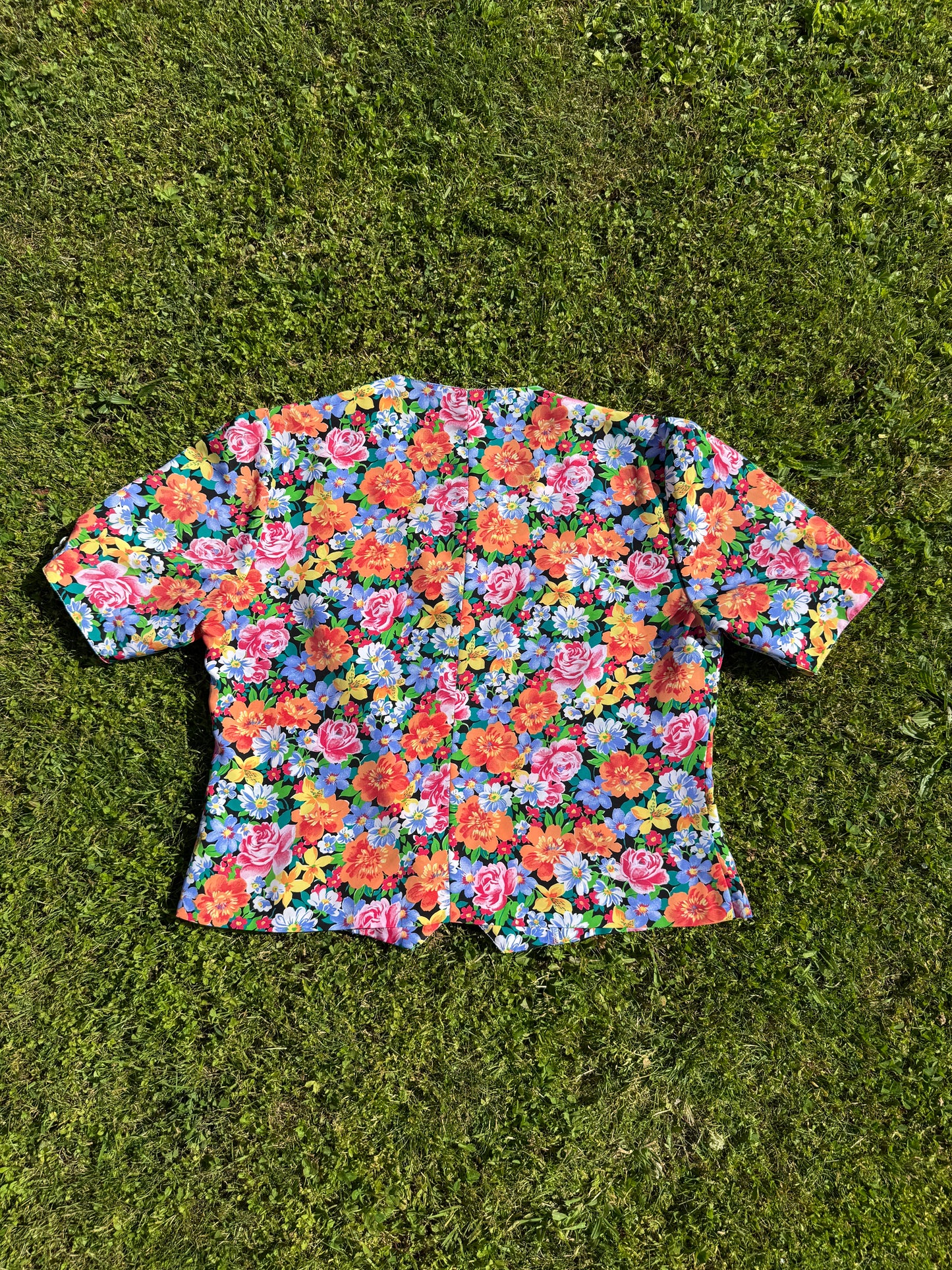 Chemisier fleuri & coloré Gevana T.S-M-L