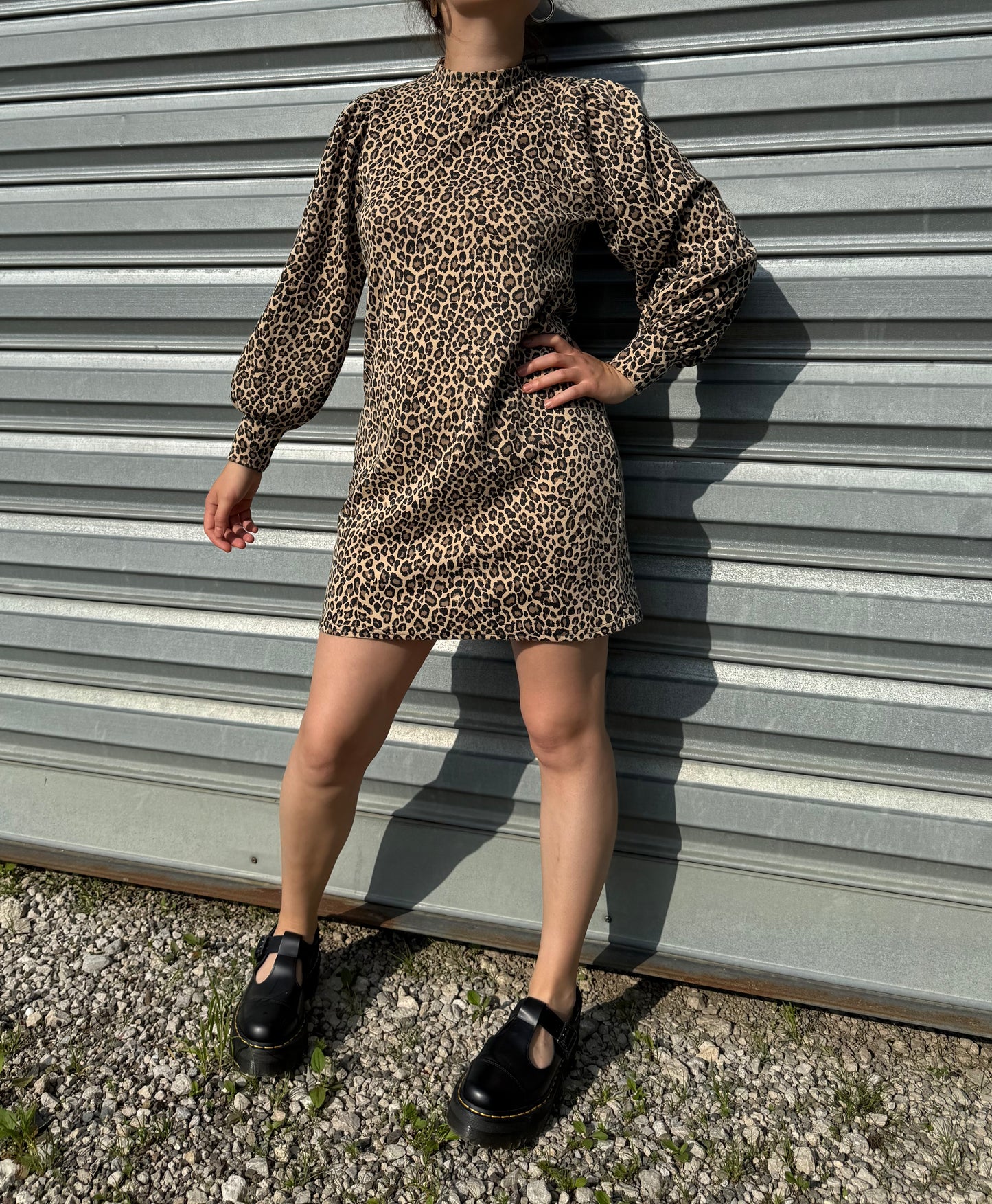 Robe léopard à manches longues Miss Selfridge T.S/M