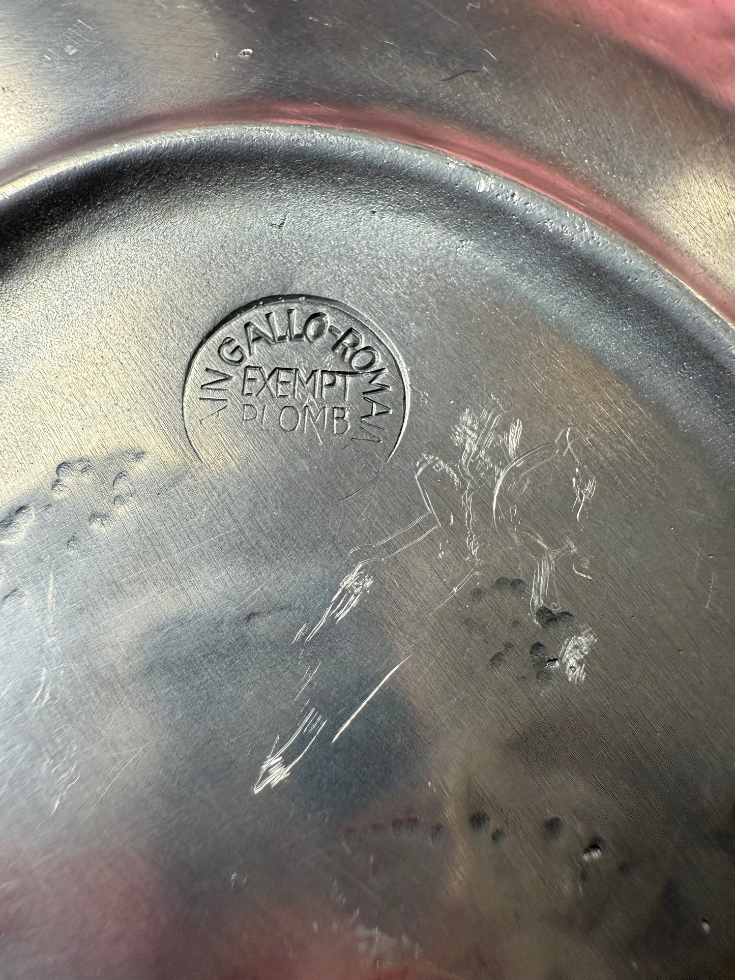 Coupe en étain Gallo Romaine