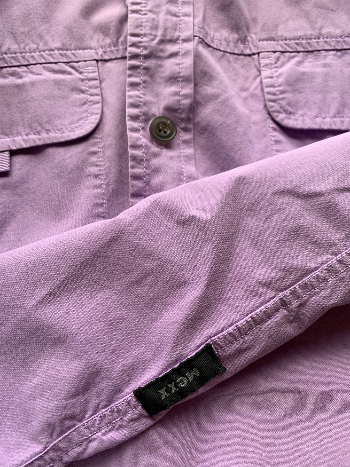 Chemise violette à manches courtes T.S