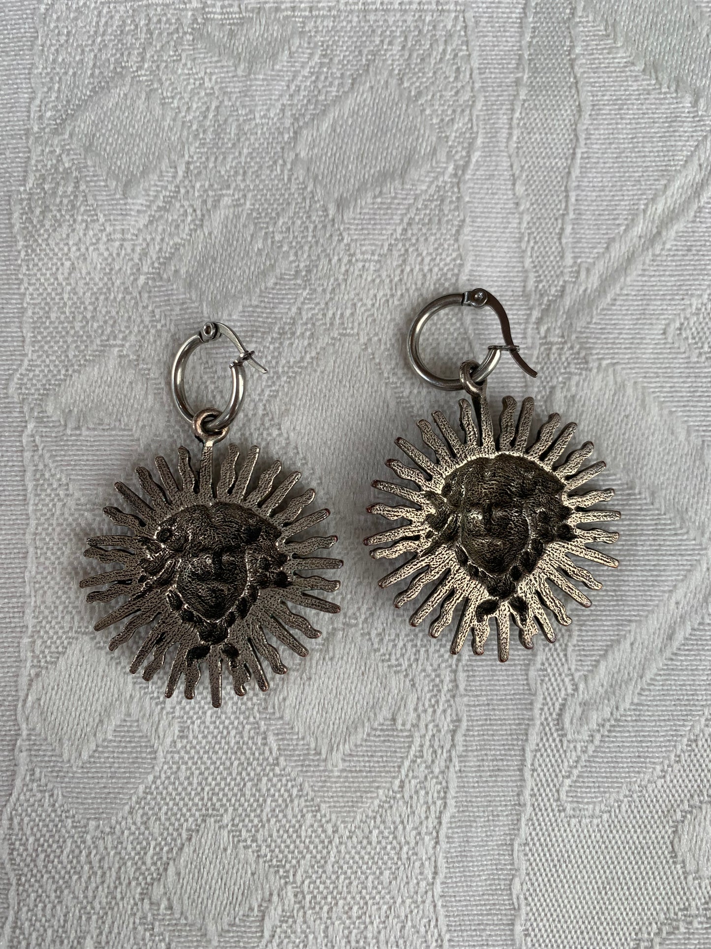 Boucles d'oreilles soleil