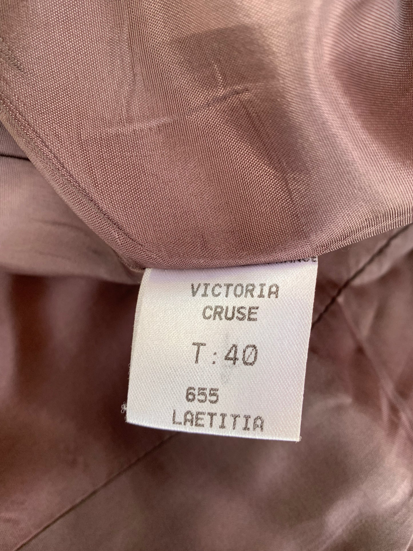 Ensemble jupe & veste blazer Victoria Cruse Paris T.40