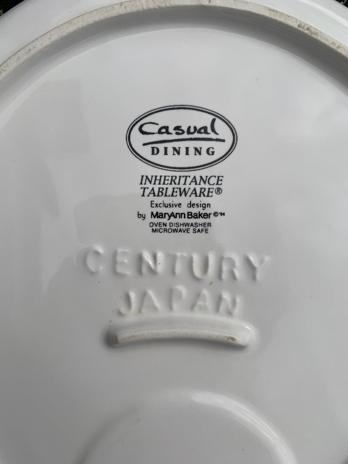 Assiette thème tennis Casual Dining Inheritance Tableware by MaryAnn Baker