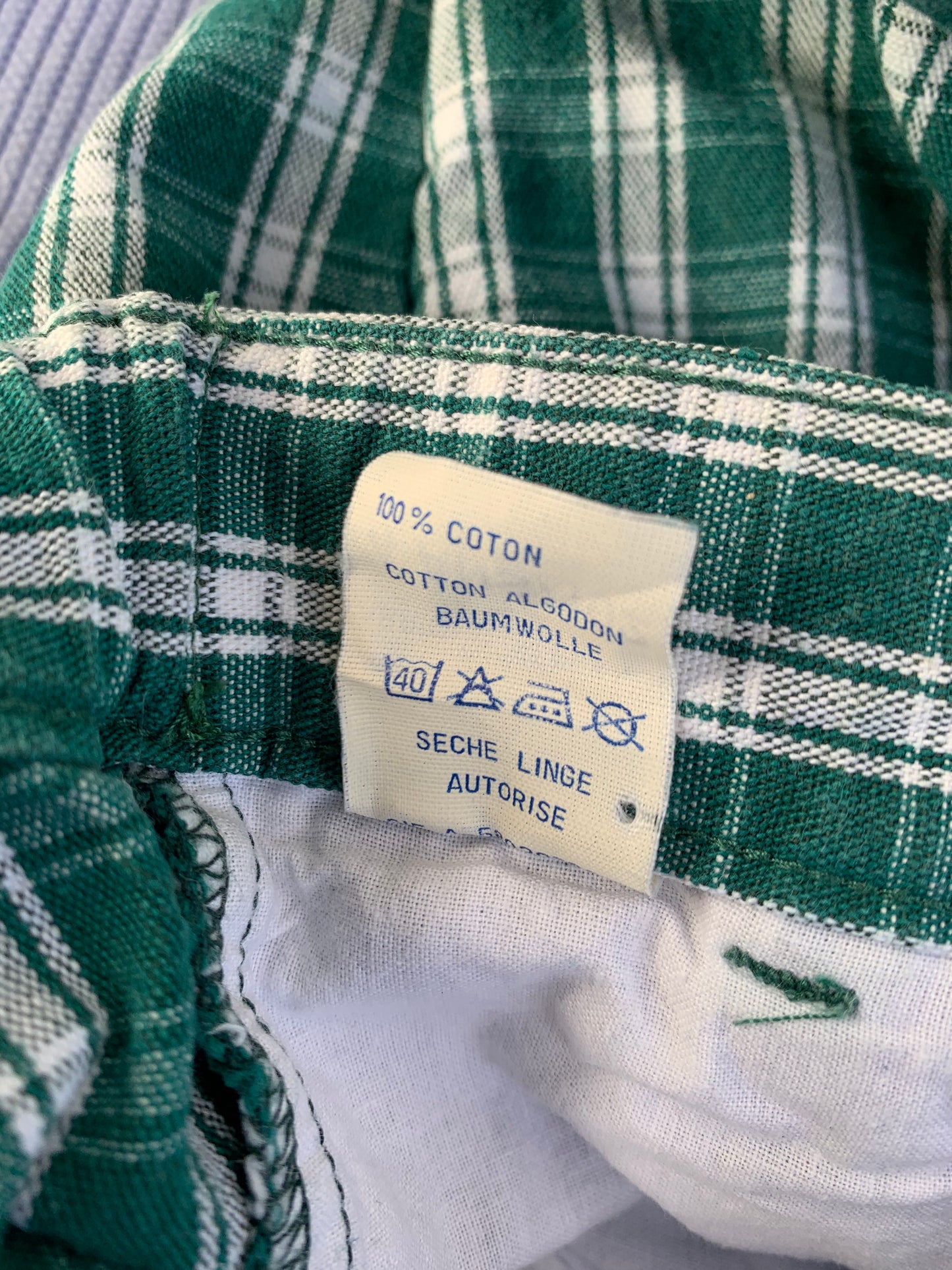 Short vintage à carreaux T.4 ans / 102