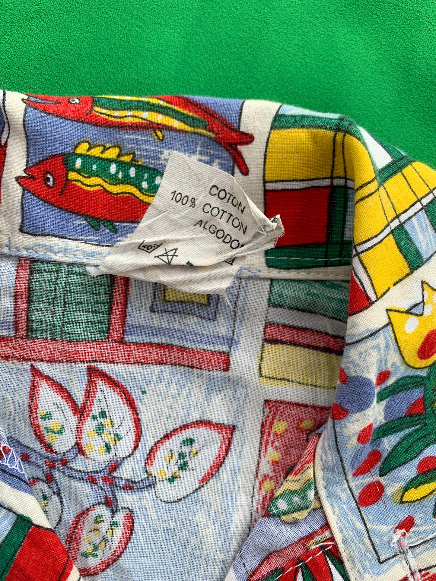 Chemise à motifs enfant T.2-3 ans
