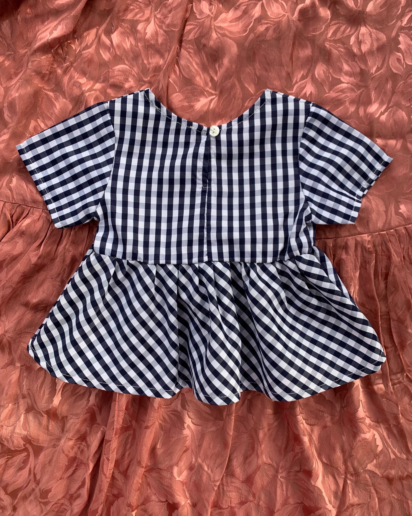 Tunique vichy Chicaprie 12 mois / 74cm