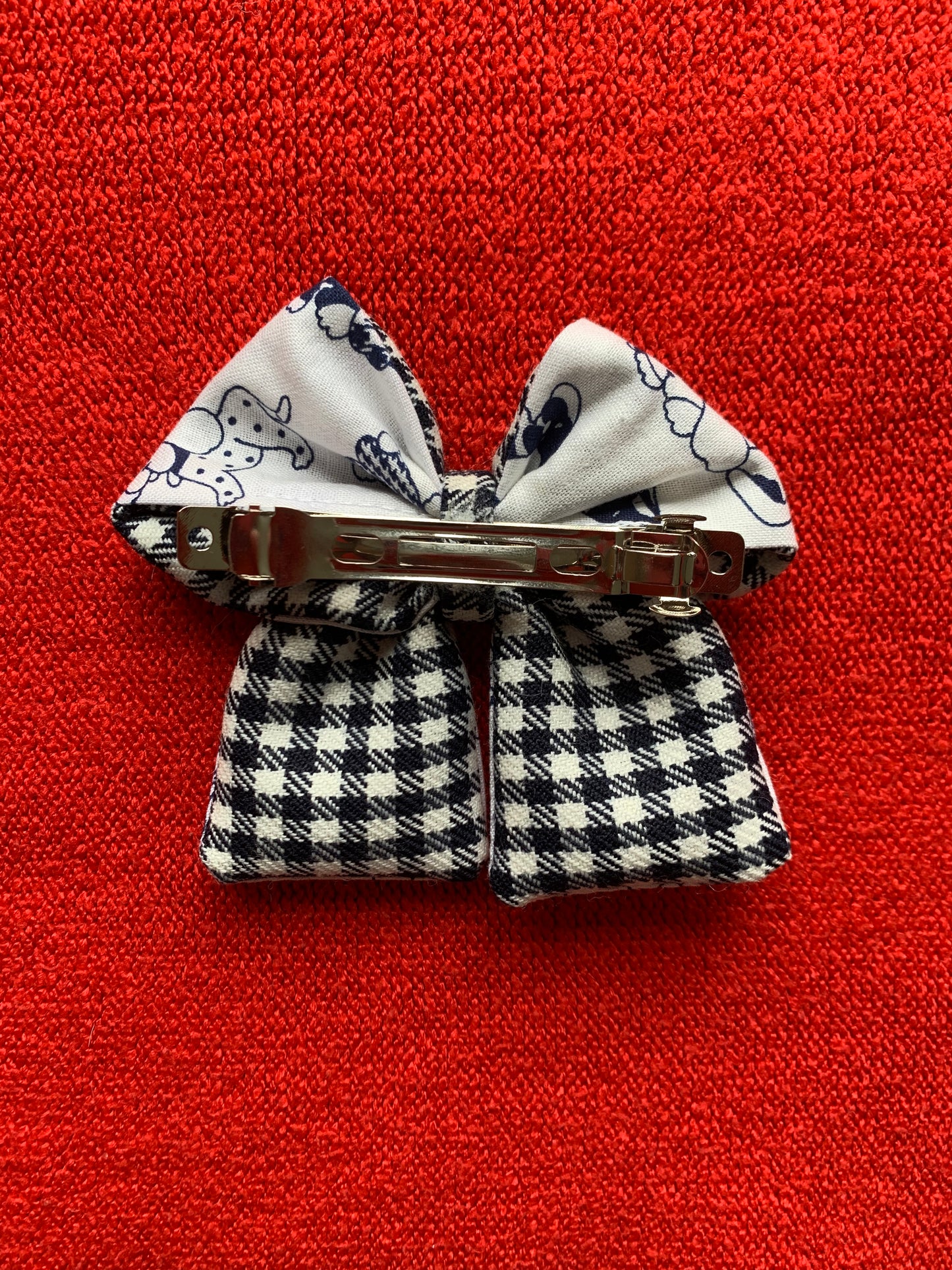 Noeud cheveux petits chiens & pied de poule