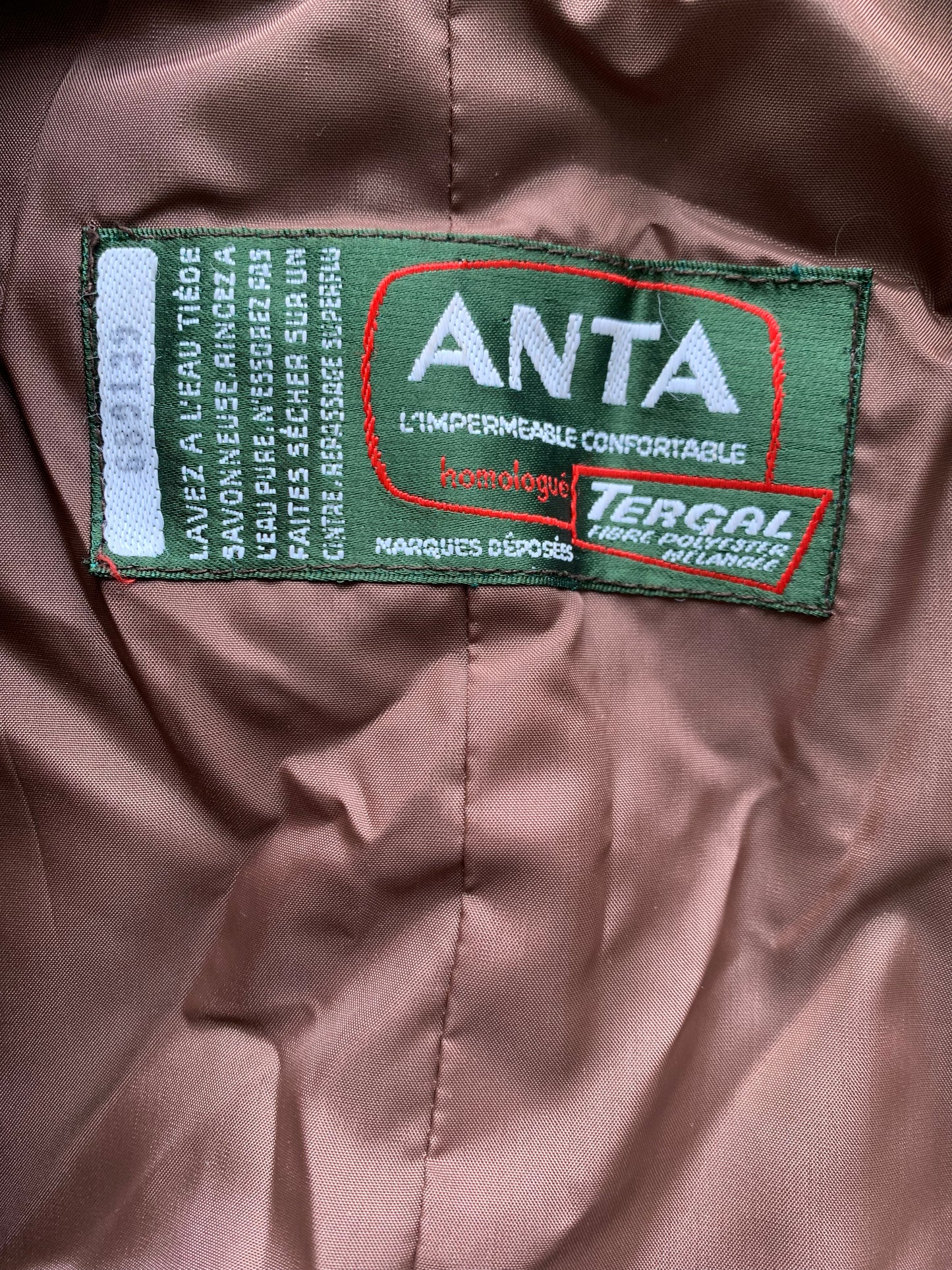Manteau imperméable Anta