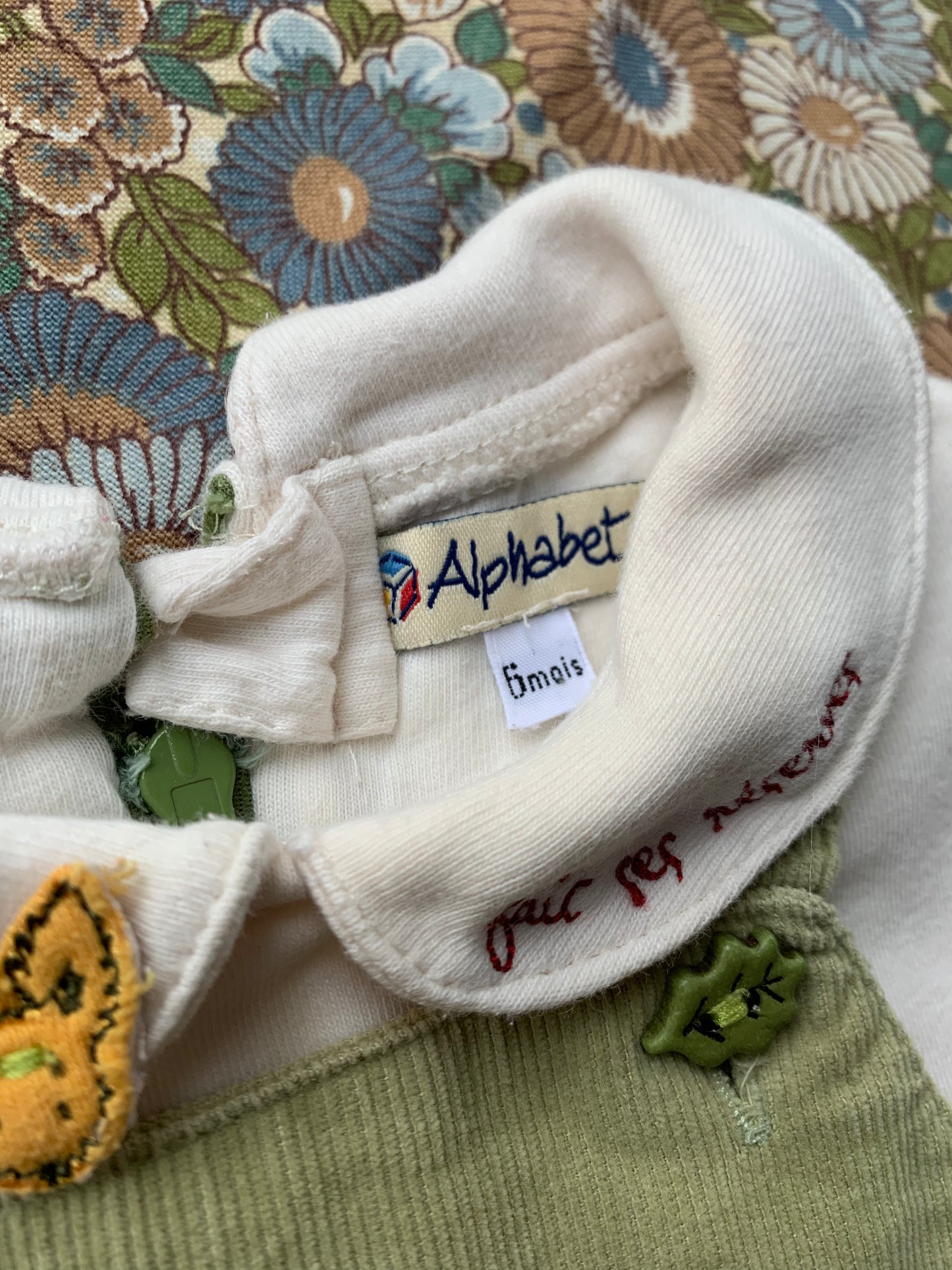 Tenue Alphabet "C'est l'automne" T.6 mois
