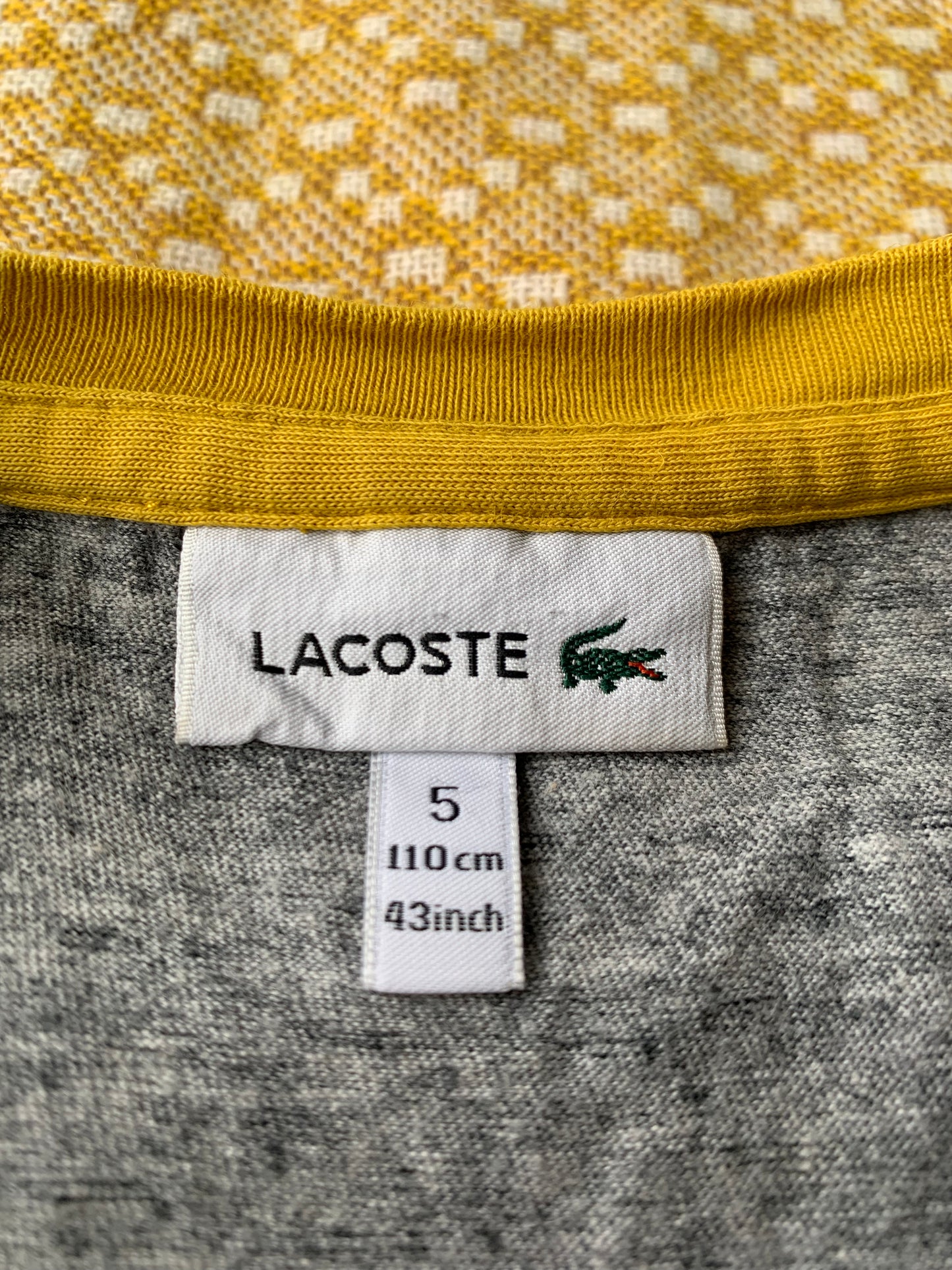 T-shirt Lacoste T.5ans