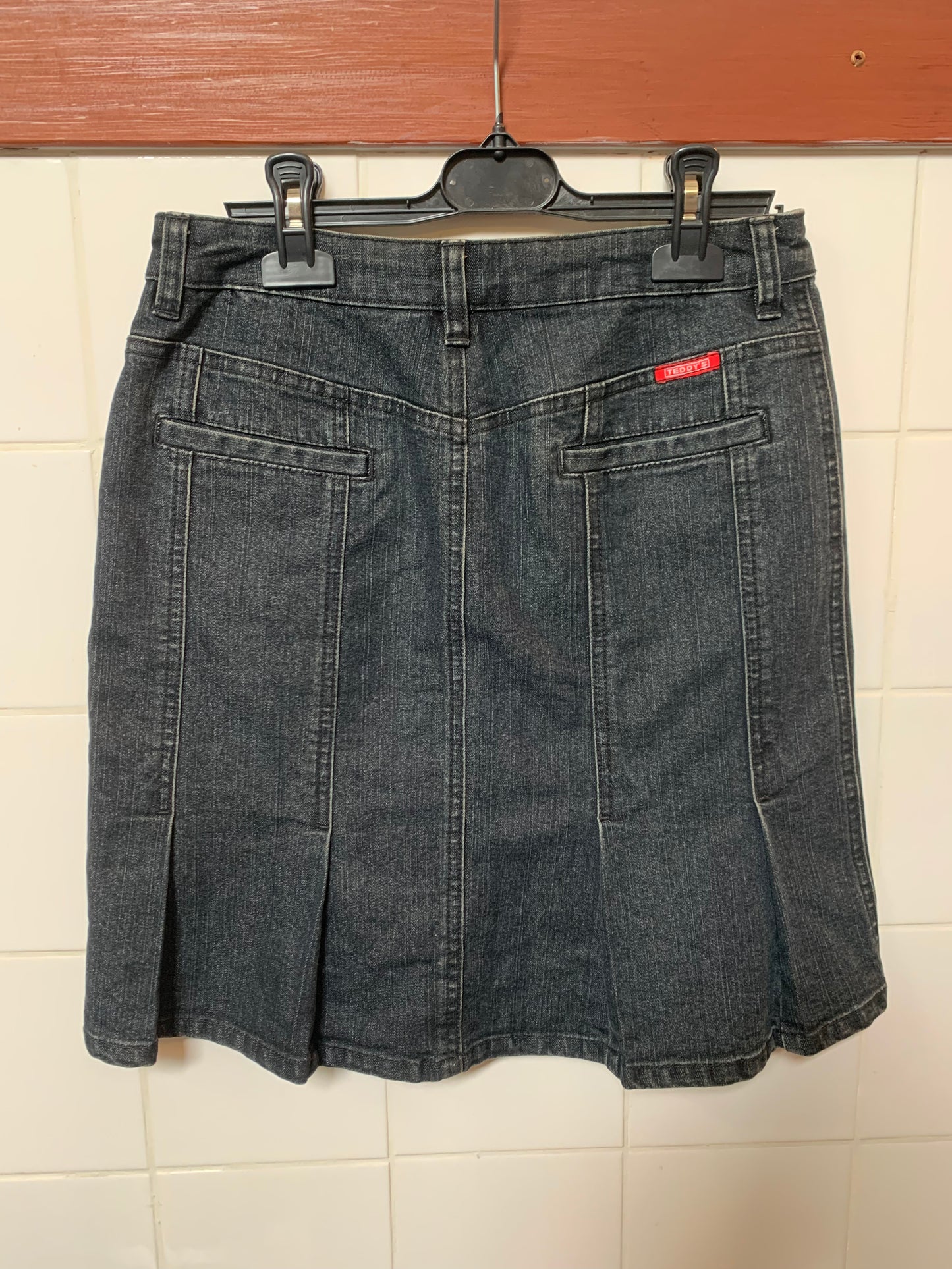 Jupe en jean noir Teddy's T.158 cm