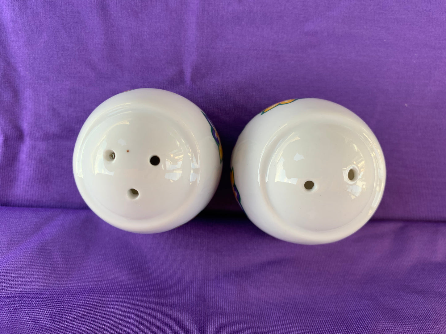 Salière & poivrière en porcelaine Françoise Saget