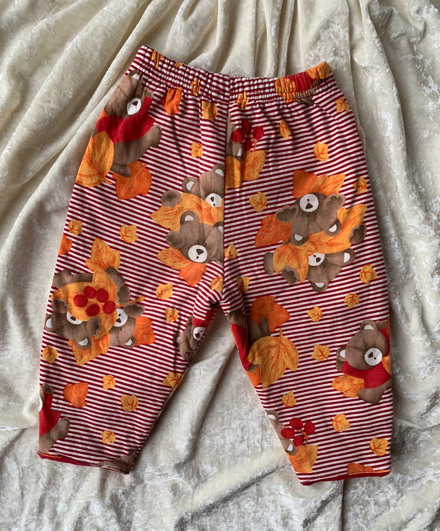 Pantalon épais Clayeux aux motifs d'automne T.12 mois