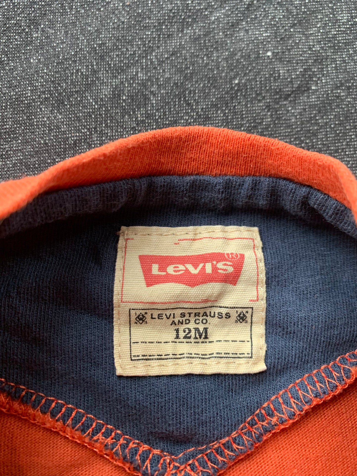 T-shirt à manches longues Levi Strauss & Co. T.12 mois