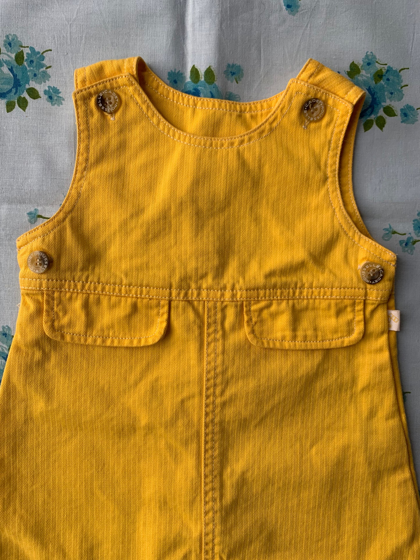 Robe jaune Cadet Rousselle T.6 mois