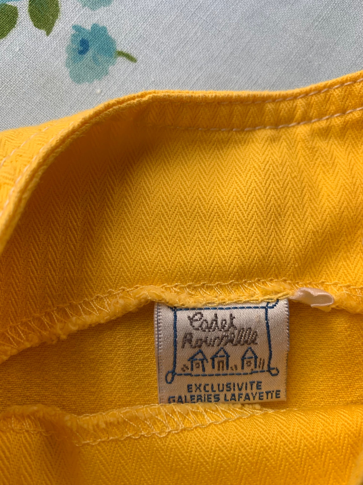 Robe jaune Cadet Rousselle T.6 mois