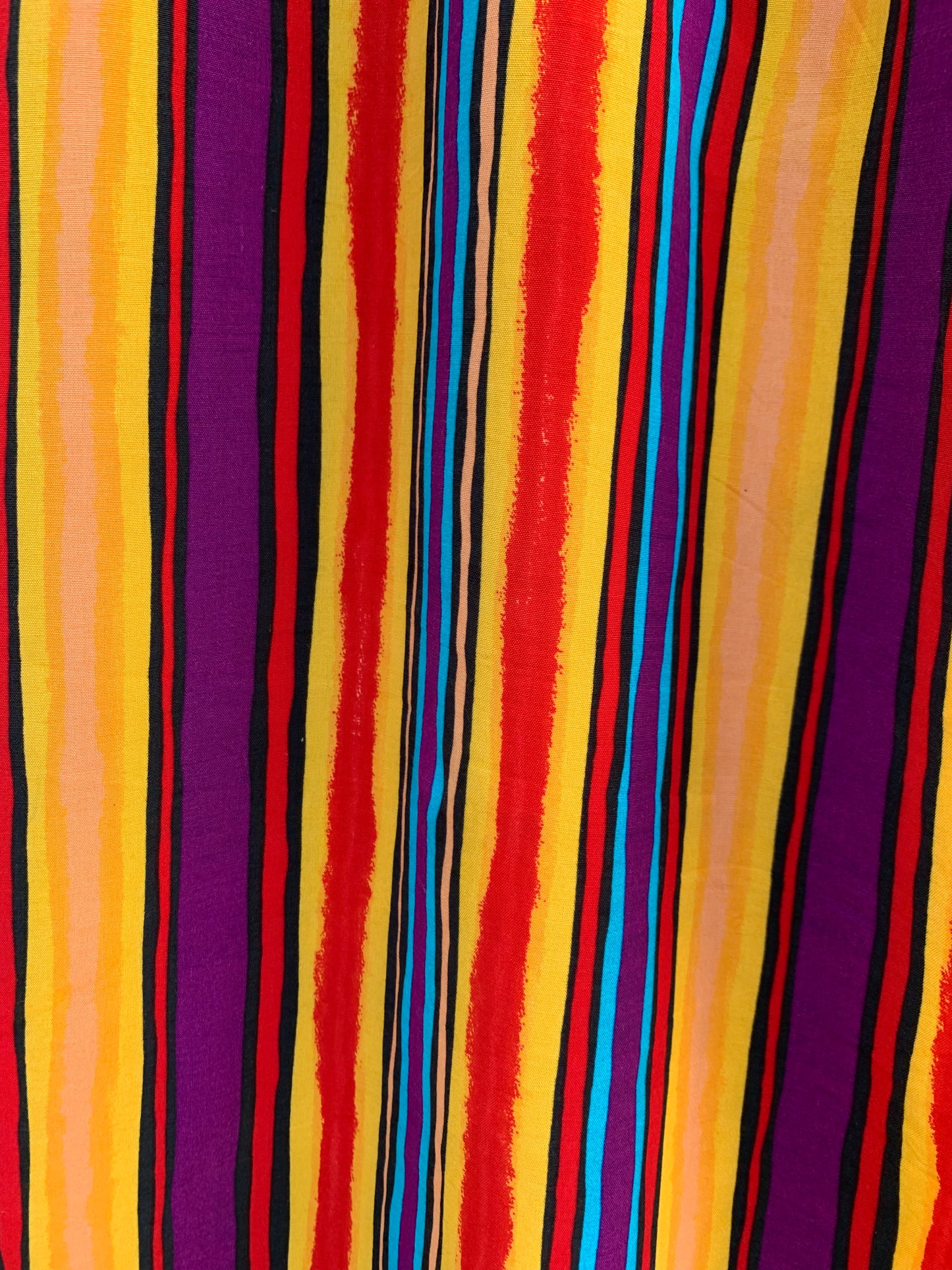 Pantalon fluide à rayures colorées T.34-36