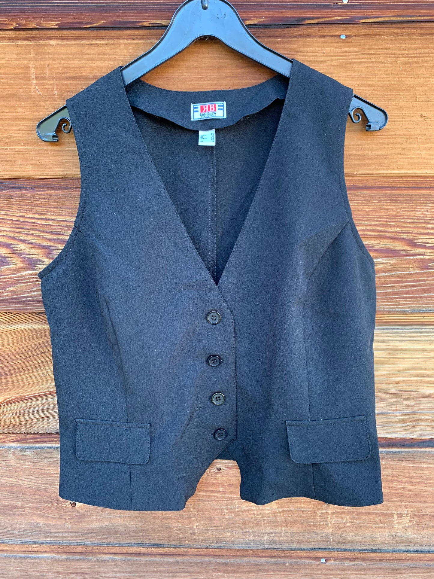 Gilet de costume noir T.46
