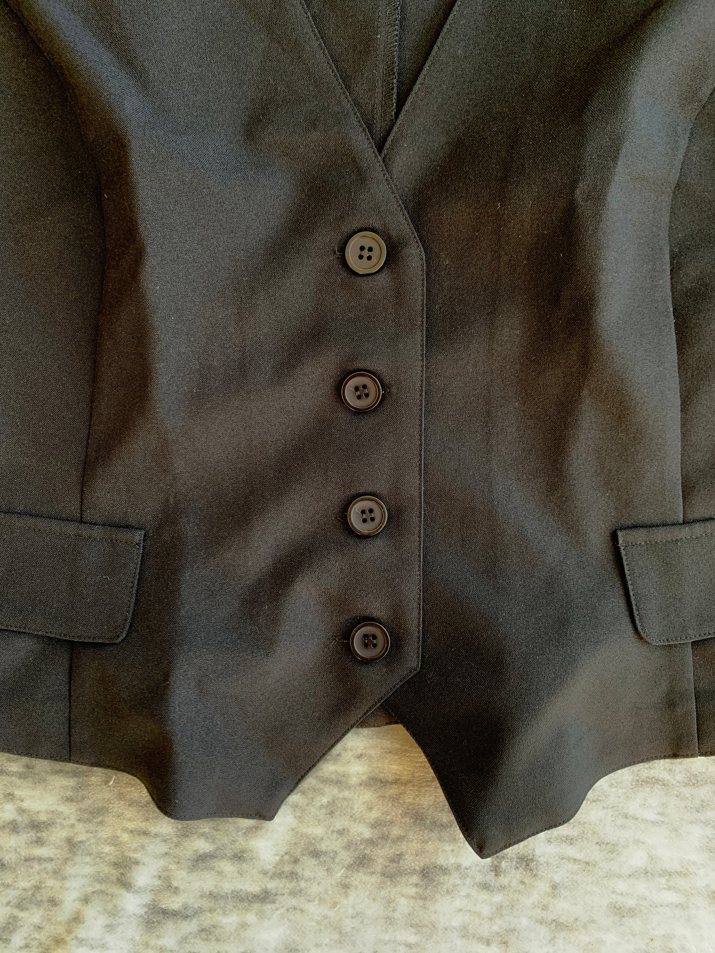 Gilet de costume noir T.46