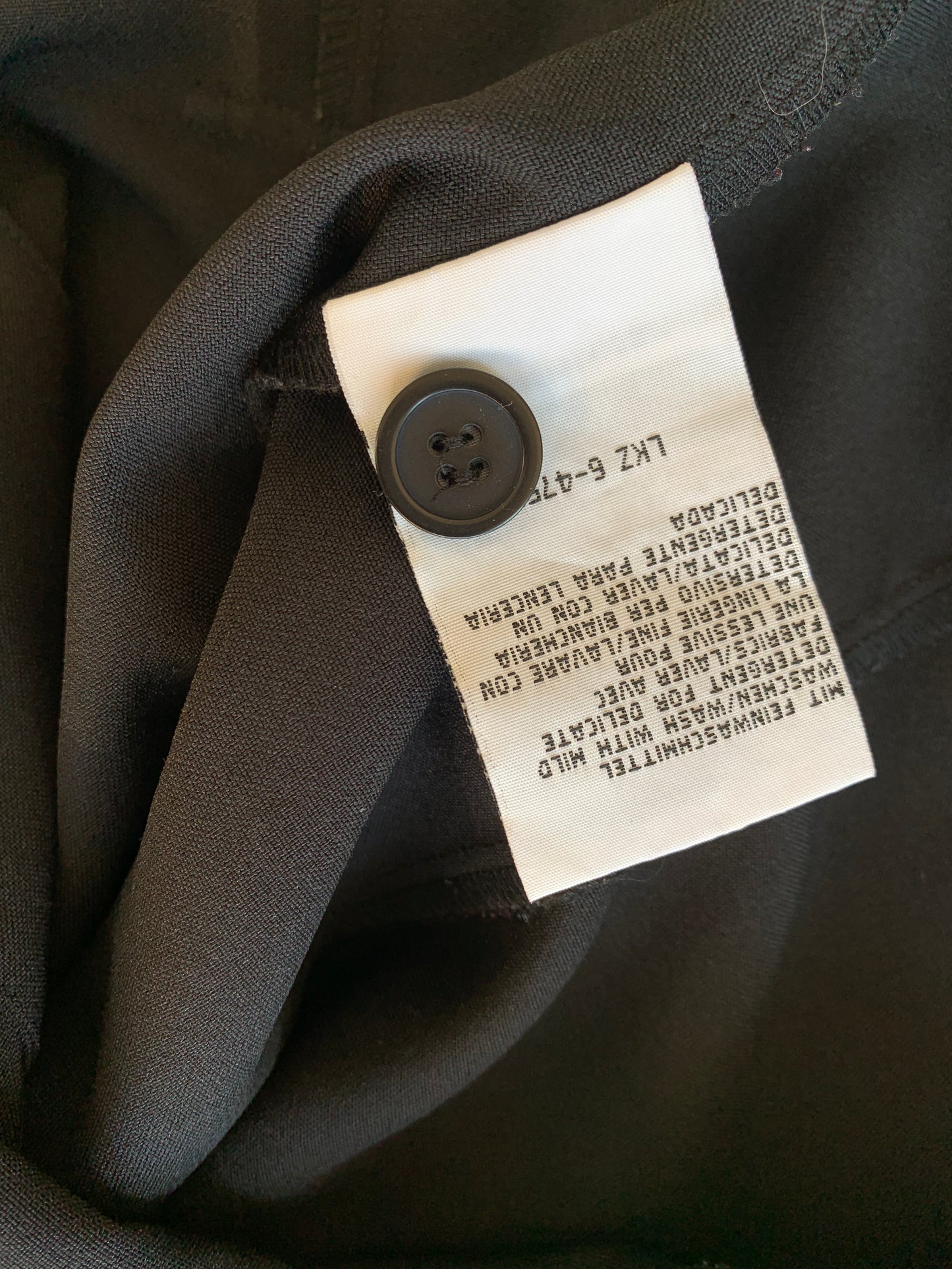 Gilet de costume noir T.46