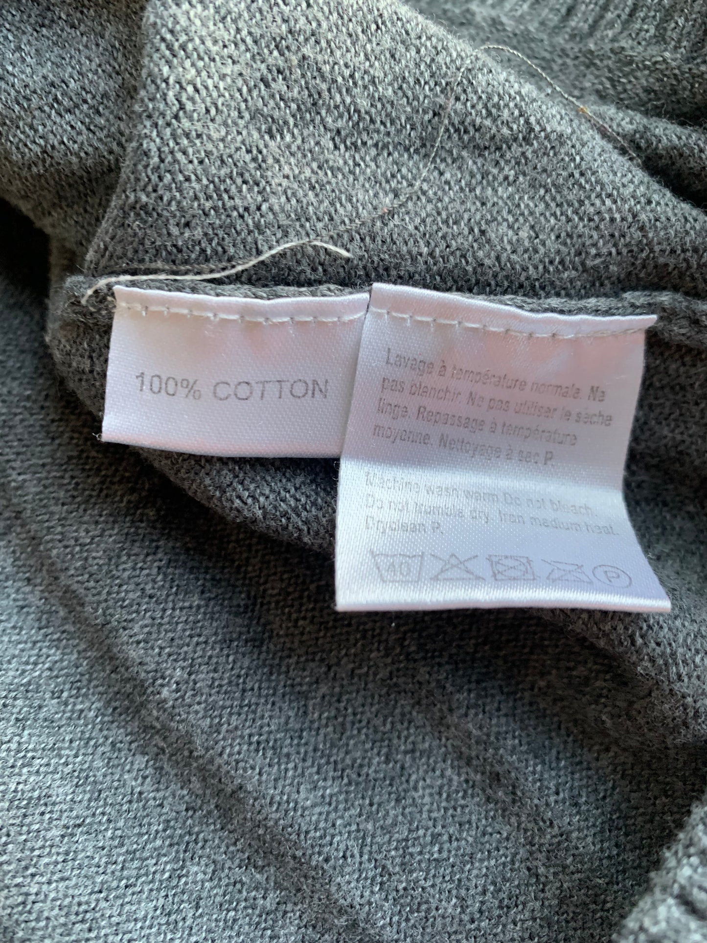 Pull fin gris Lohe T.XXL