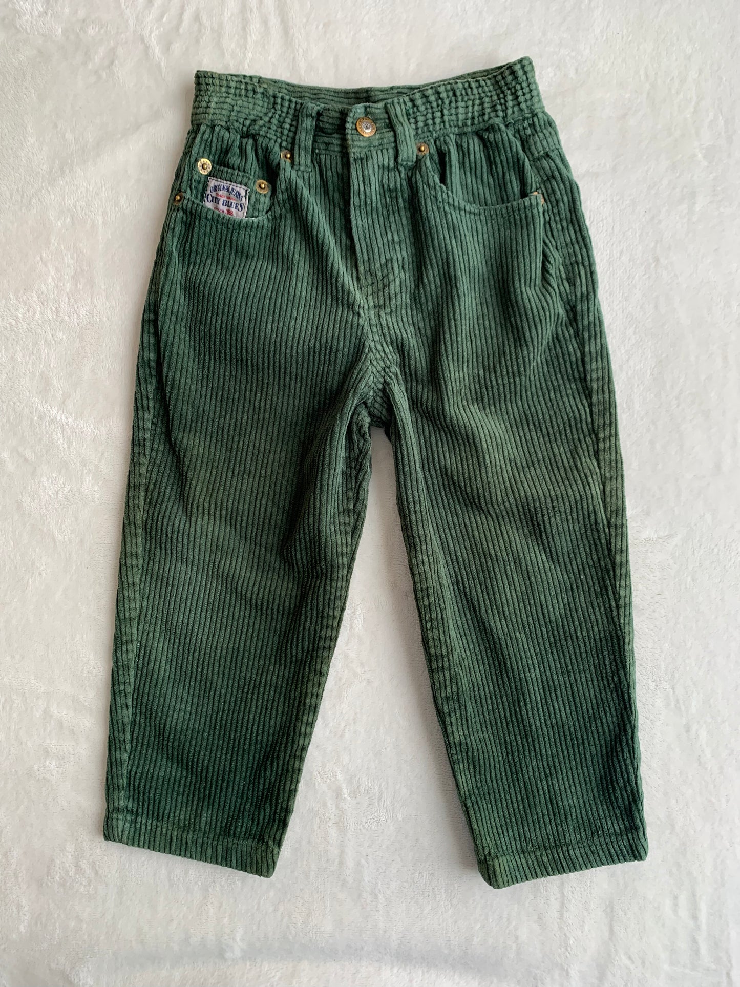 Pantalon en velours côtelé City Blues T.3 ans