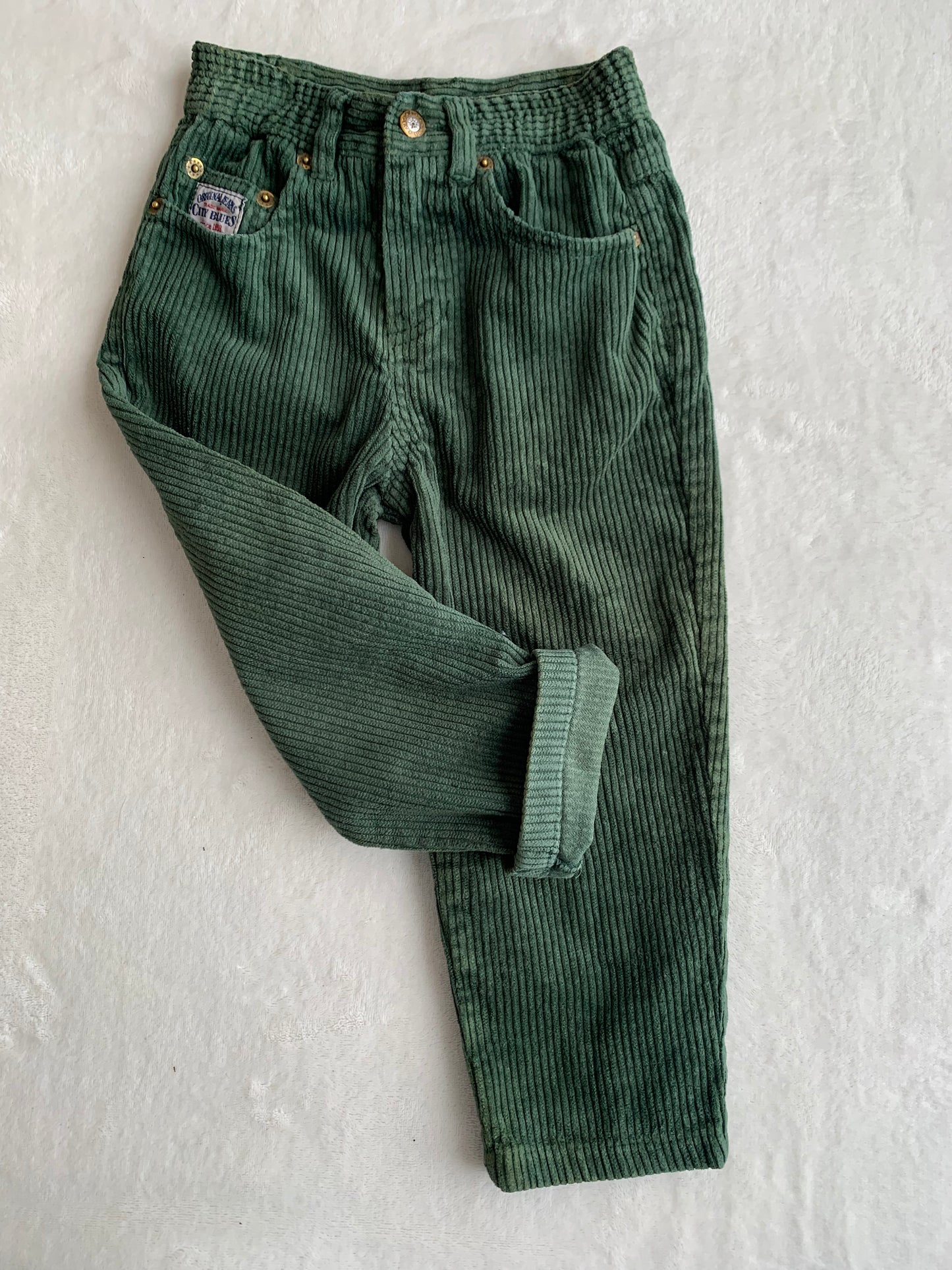 Pantalon en velours côtelé City Blues T.3 ans