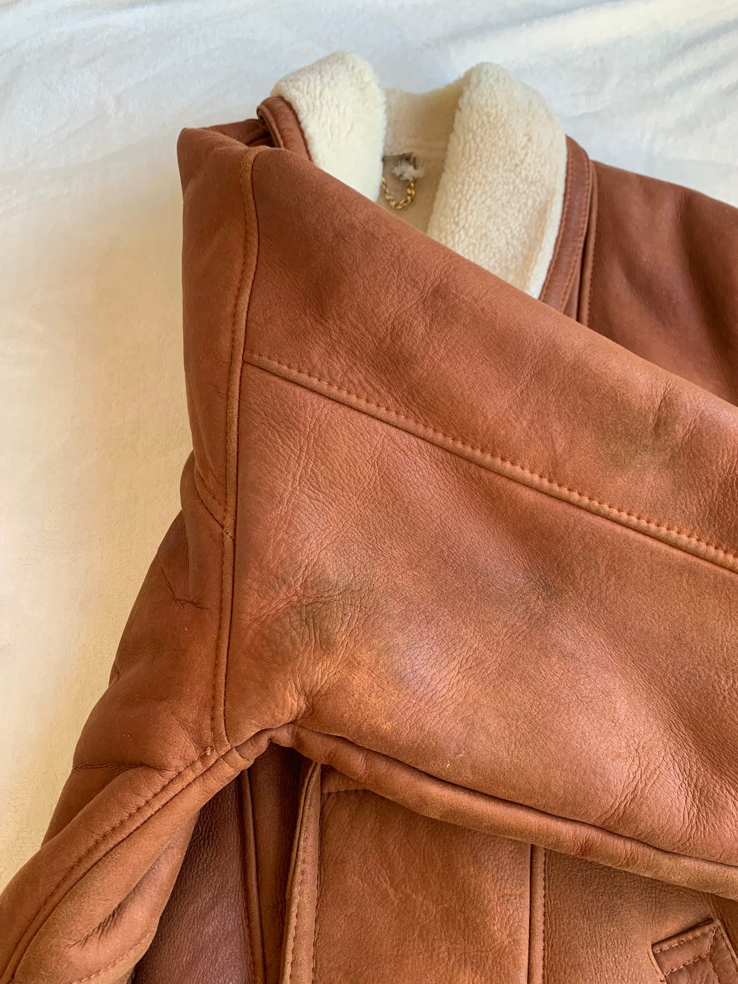 Manteau 100% cuir Nappalan Argus T.48