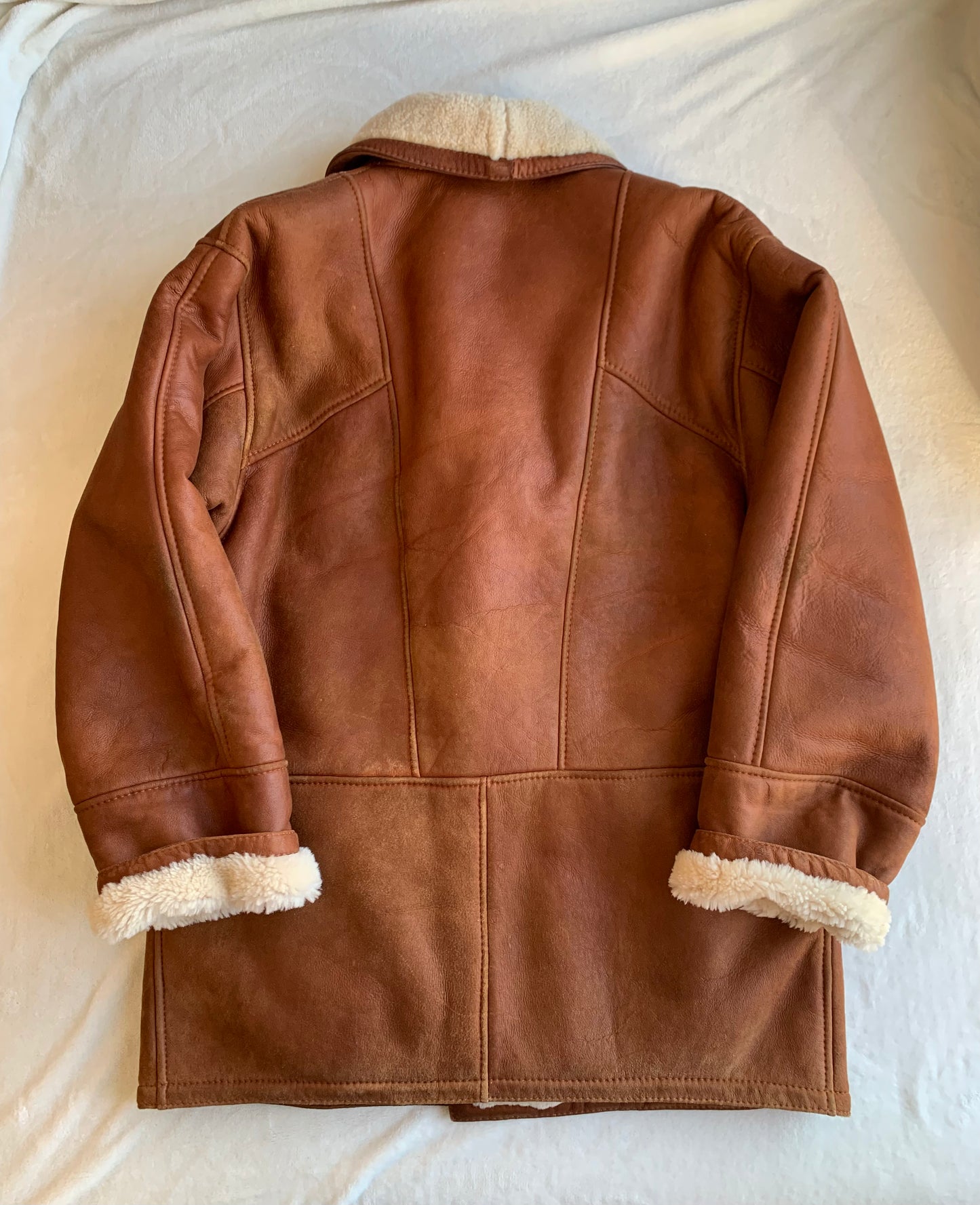 Manteau 100% cuir Nappalan Argus T.48