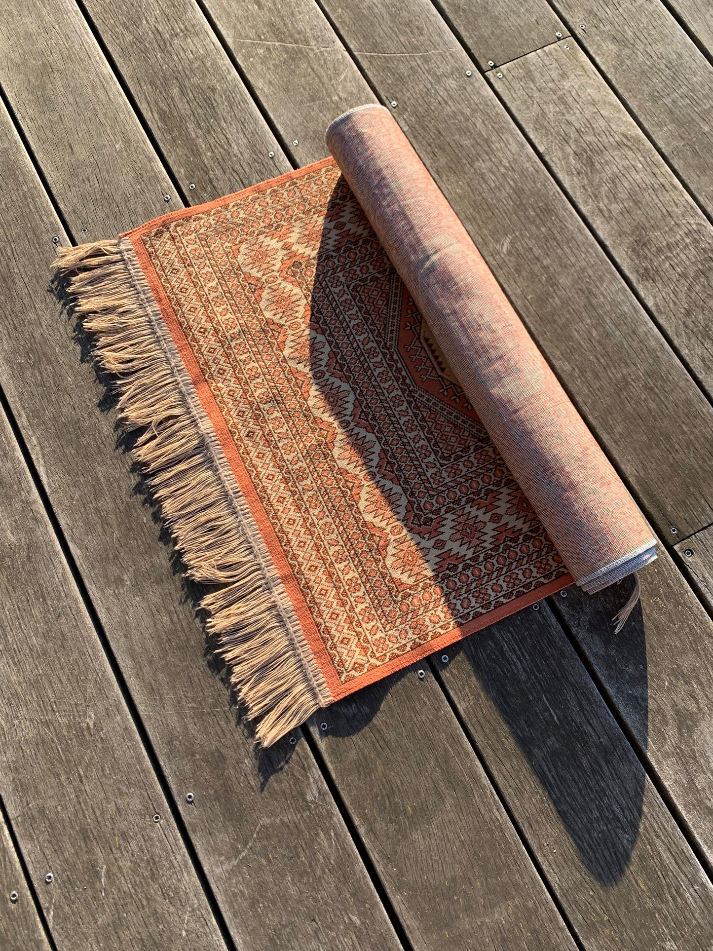 Tapis rectangle vintage Made in Belgium