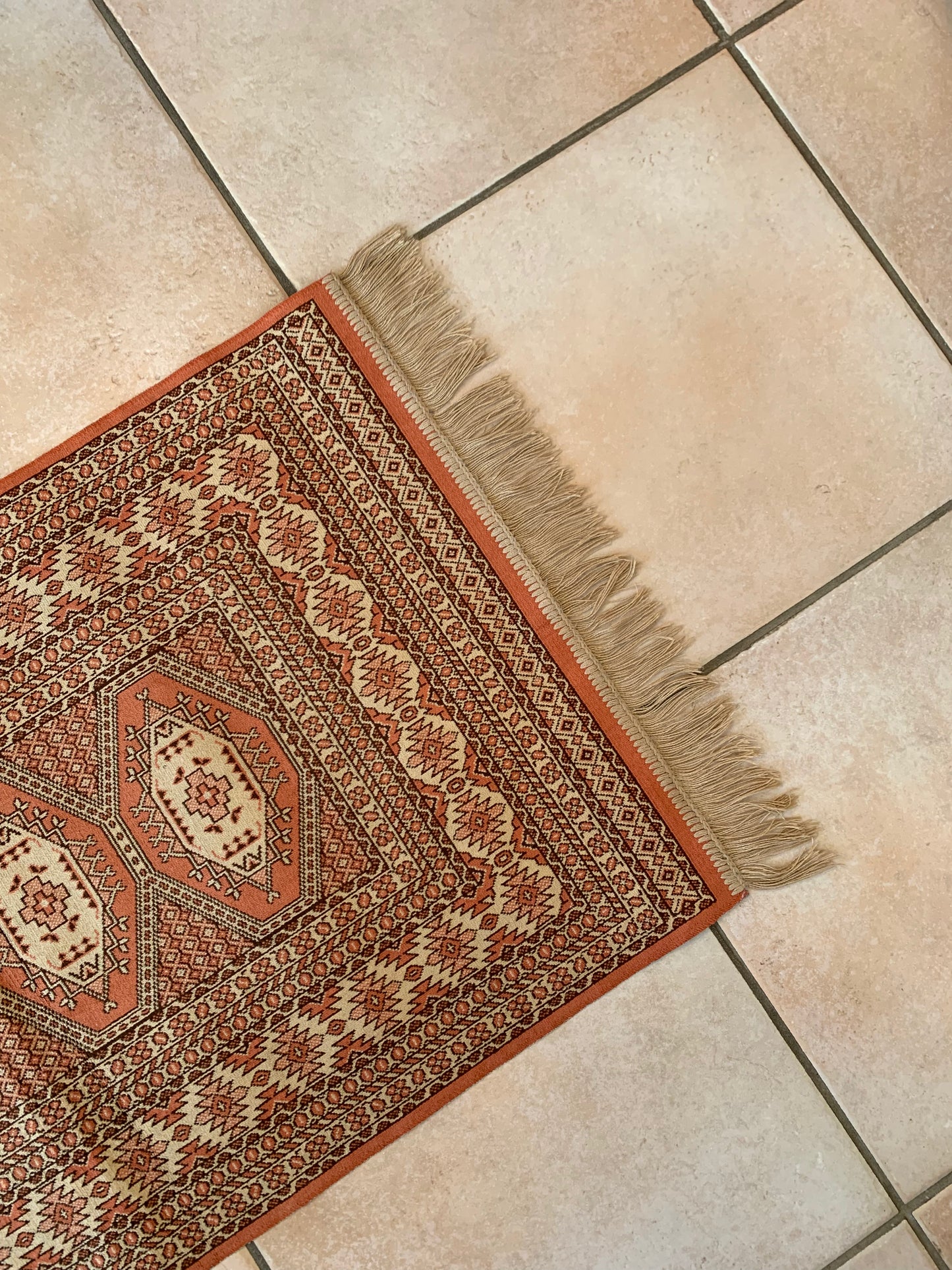 Tapis rectangle vintage Made in Belgium